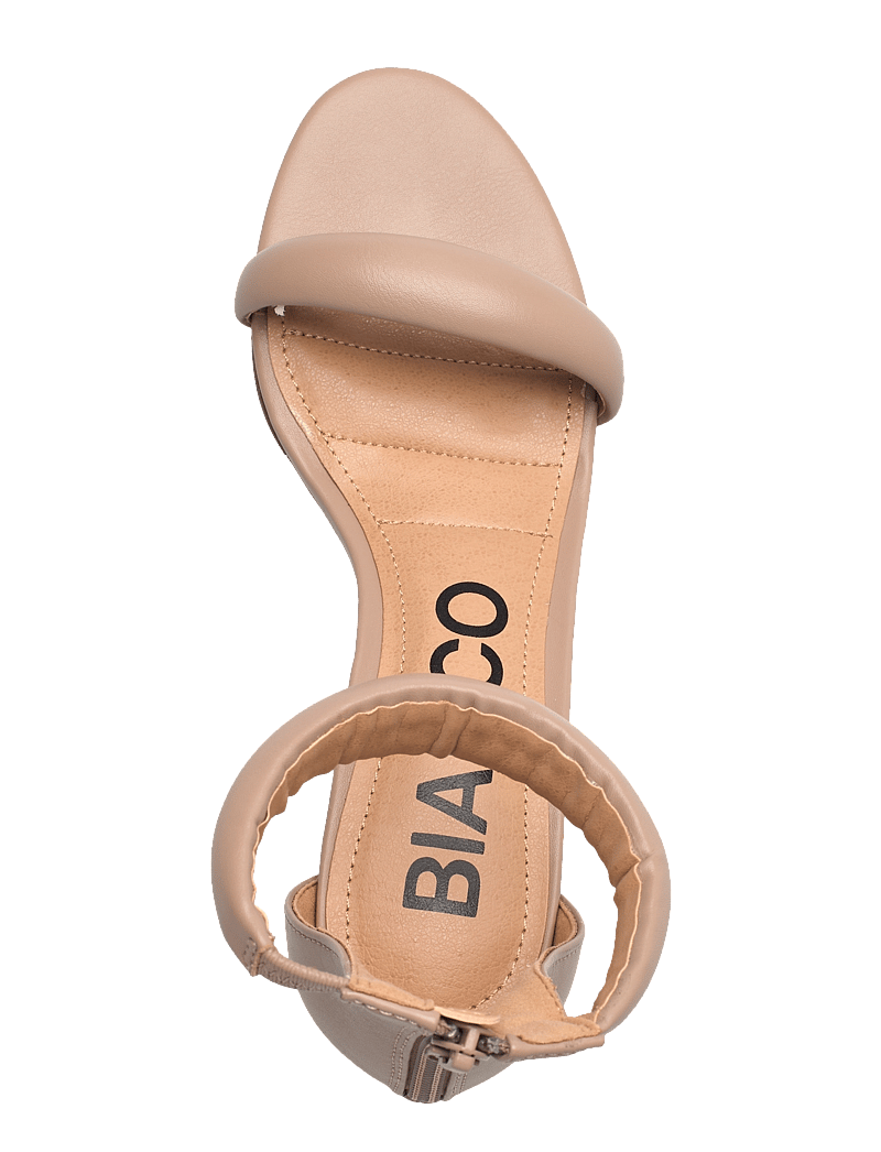 Bianco - BIALISBON Sandal Faux Leather - heeled sandals - nougat - 3