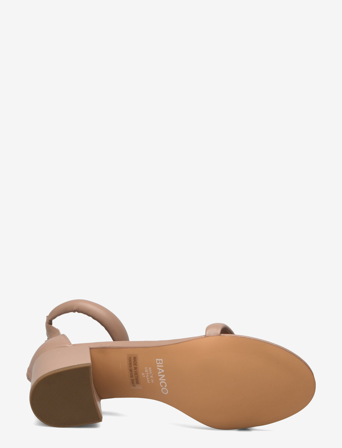 Bianco - BIALISBON Sandal Faux Leather - heeled sandals - nougat - 4