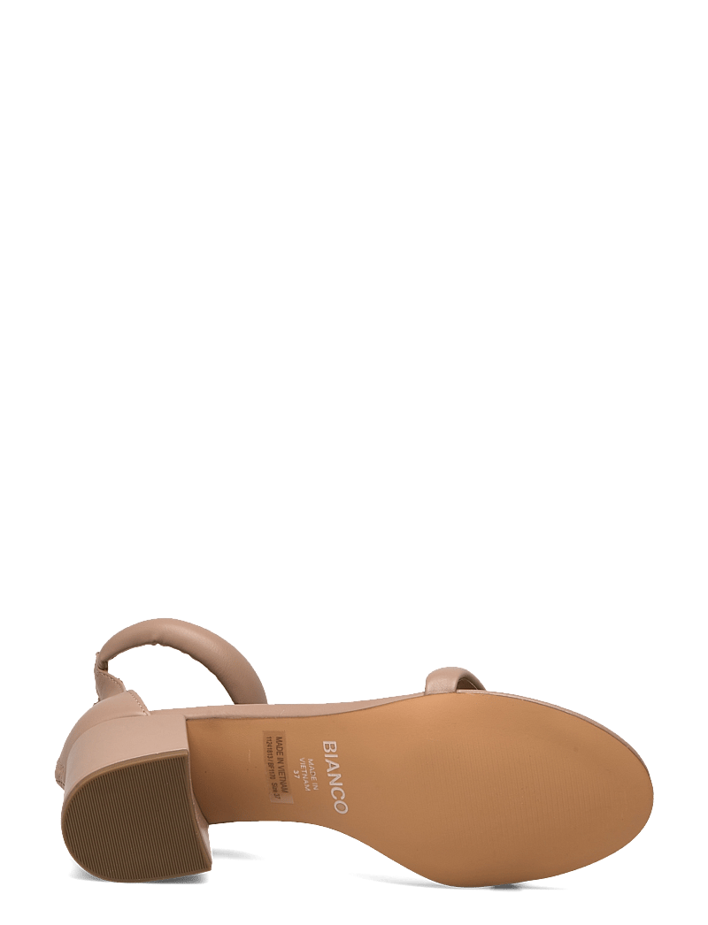 Bianco - BIALISBON Sandal Faux Leather - heeled sandals - nougat - 4