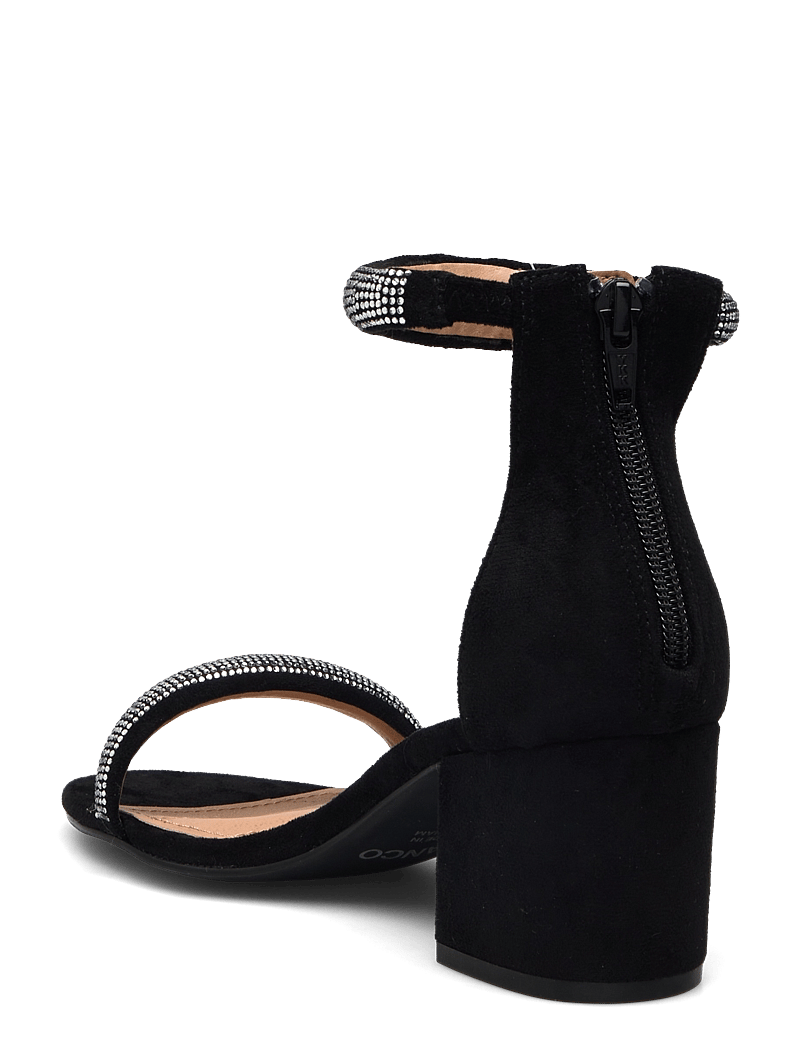 Bianco - BIALISBON Sandal Rhinestone Faux Suede - sandaletter - black - 2