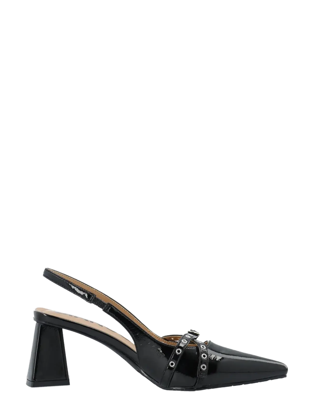 Bianco - BIAMARALYN Buckle Slingback Faux Leather - black patent - 3