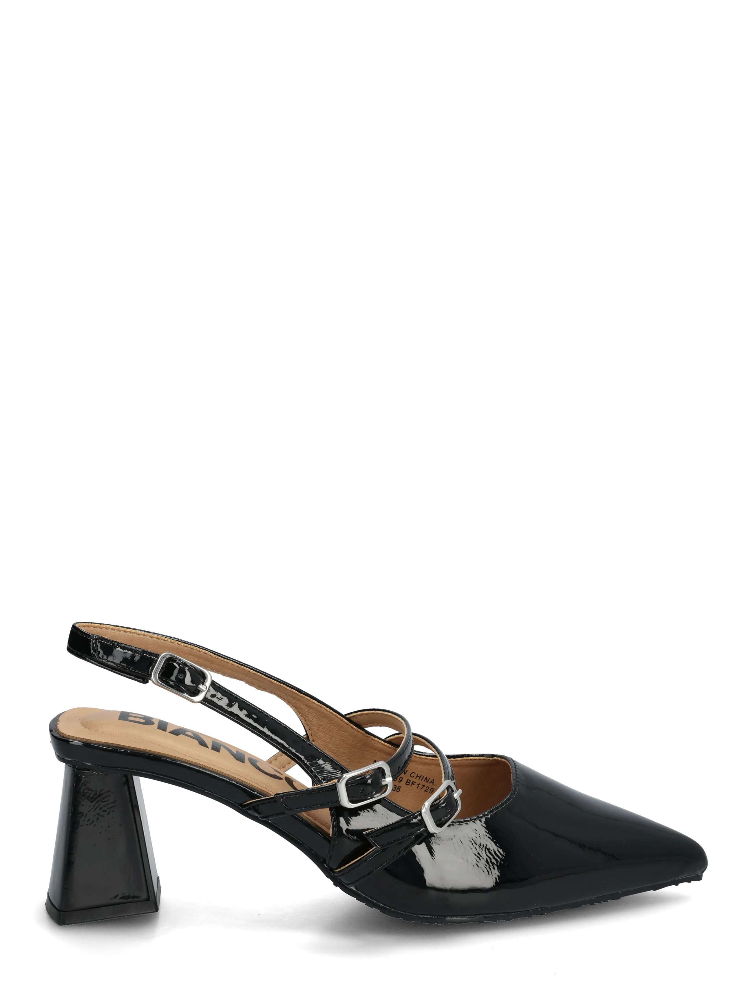 Biamaralyn Mary Jane Slingback Faux Leather 2