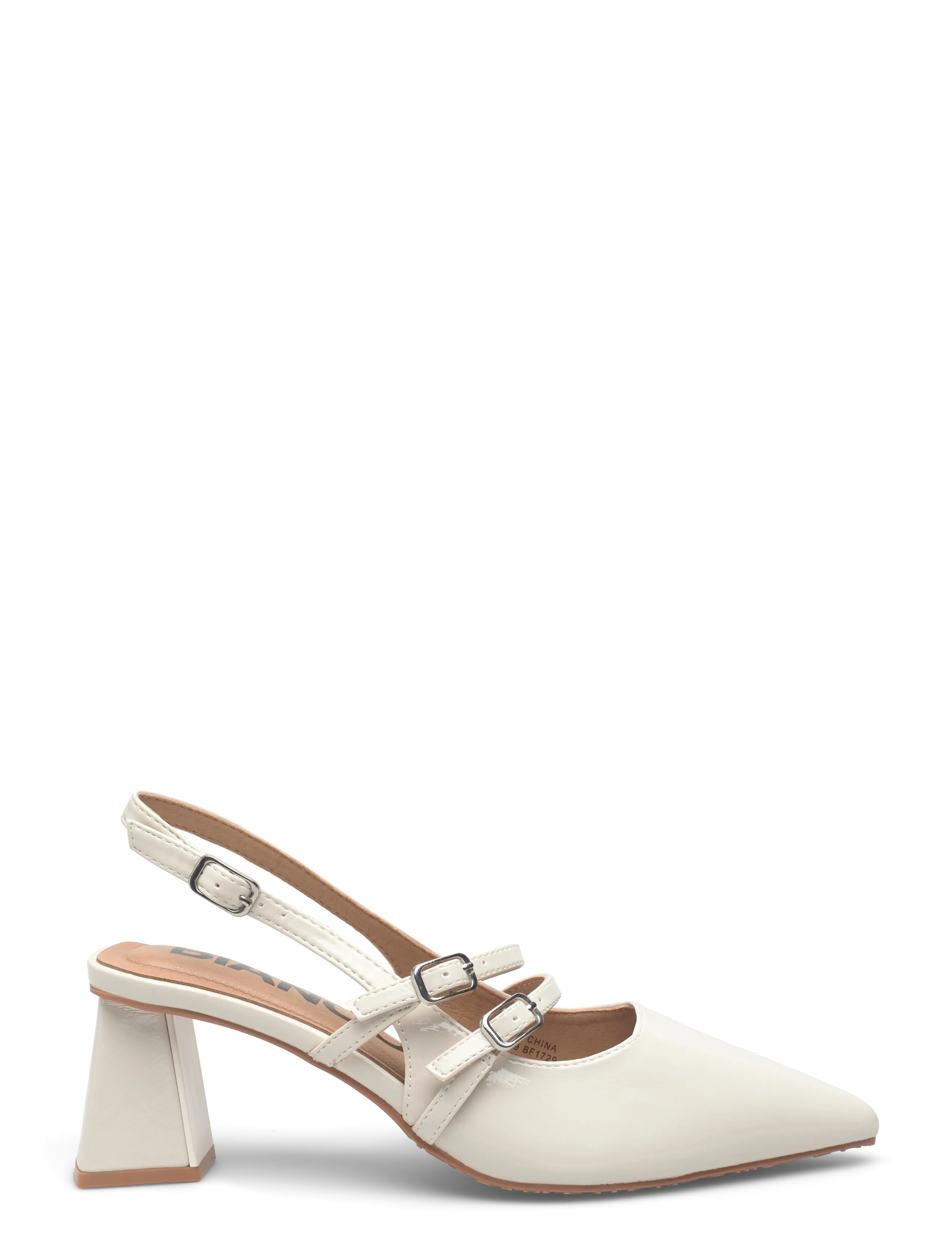 Biamaralyn Mary Jane Slingback Faux Leather 2