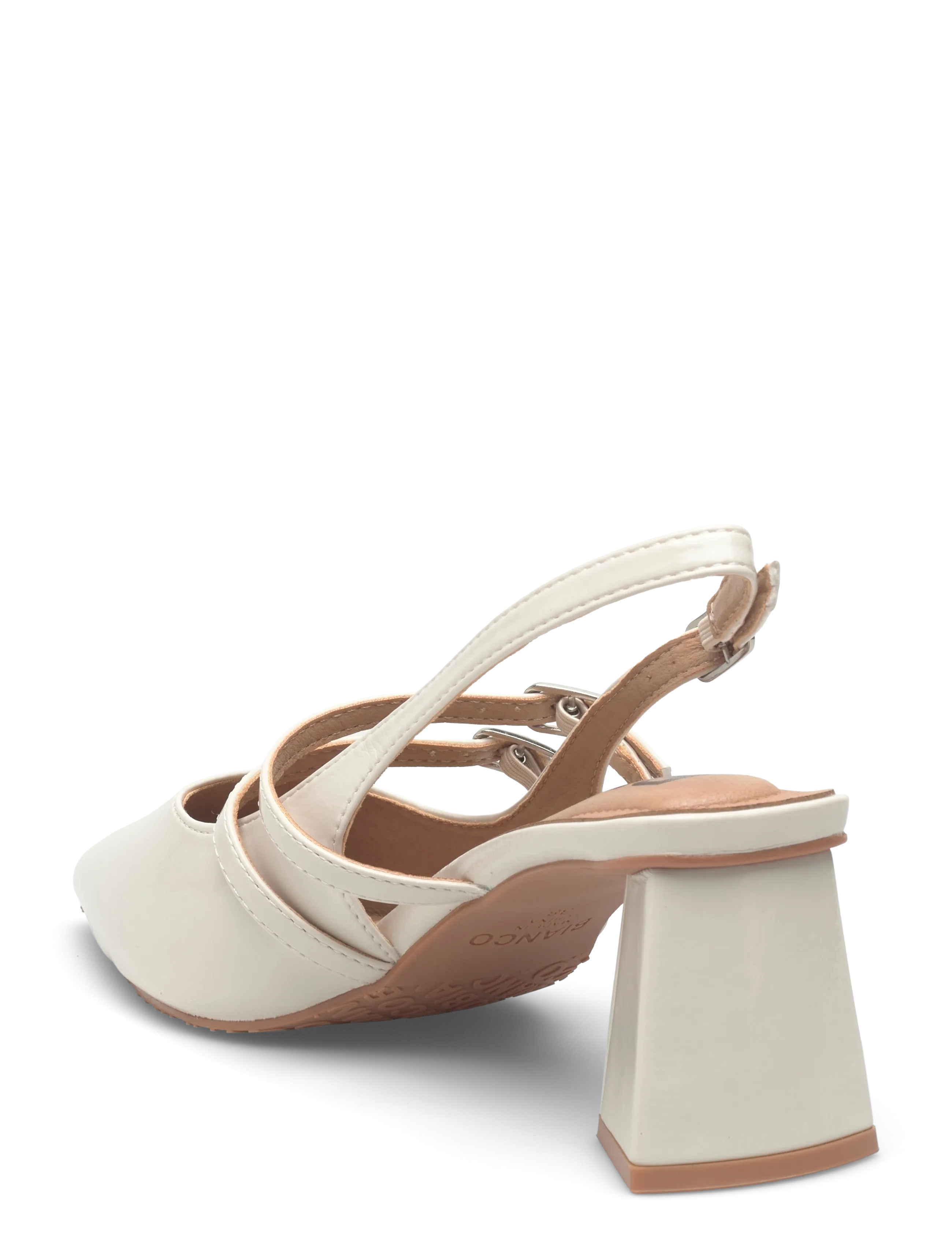 Biamaralyn Mary Jane Slingback Faux Leather 3