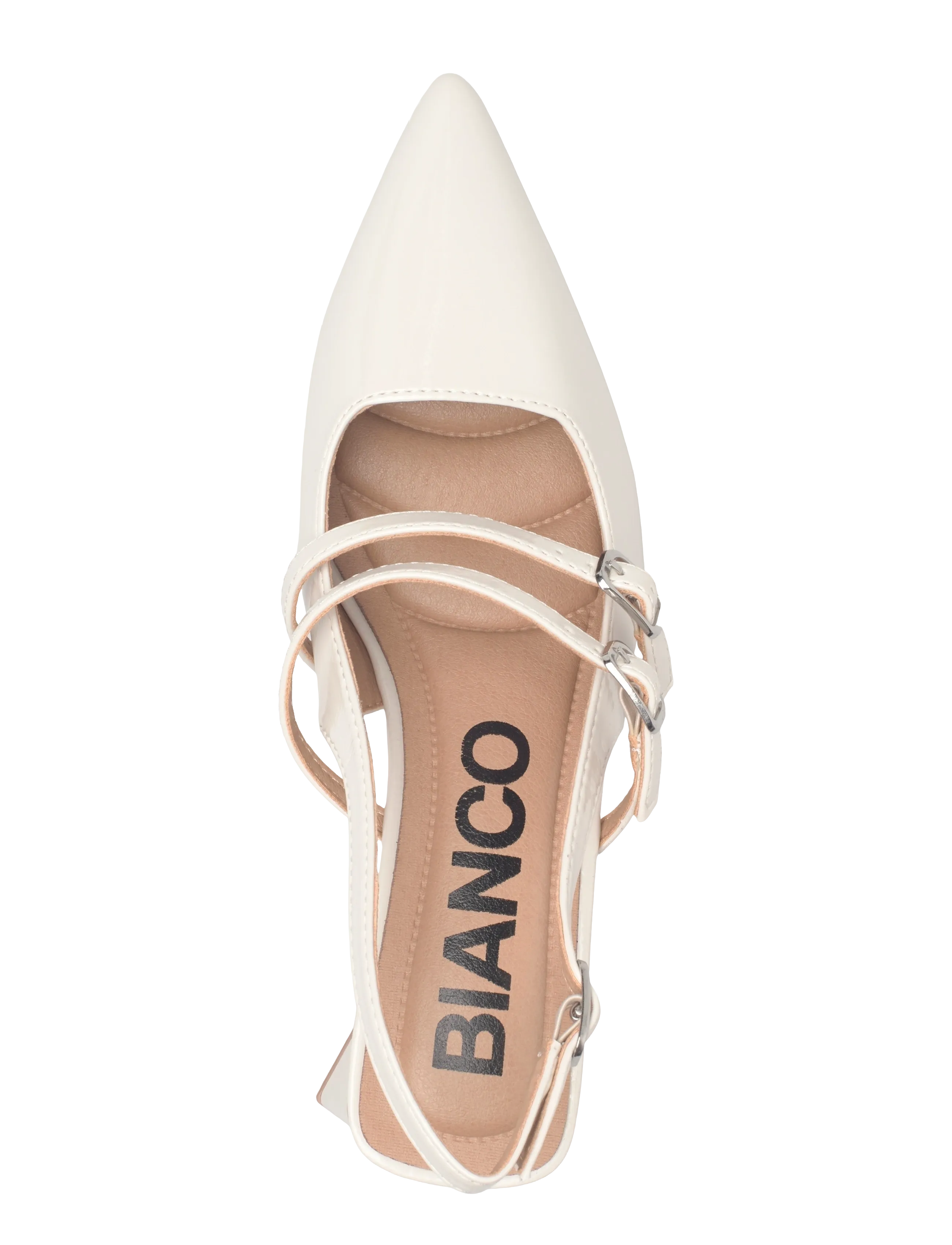 Biamaralyn Mary Jane Slingback Faux Leather 4