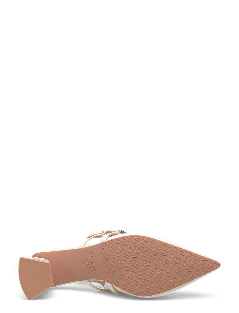 Bianco - BIAMARALYN Mary Jane Slingback Faux Leather - kontsaga slingback-kingad - off white patent - 4