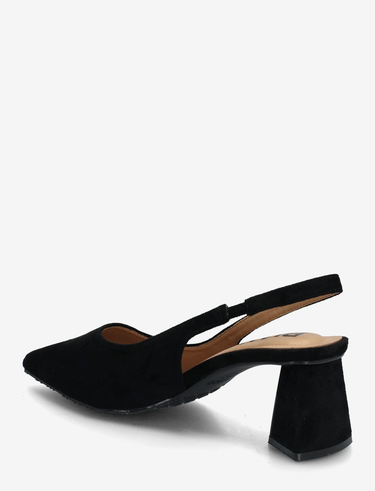 Bianco - BIAMARALYN Slingback Faux Suede - slingbacks med hæle - black - 2