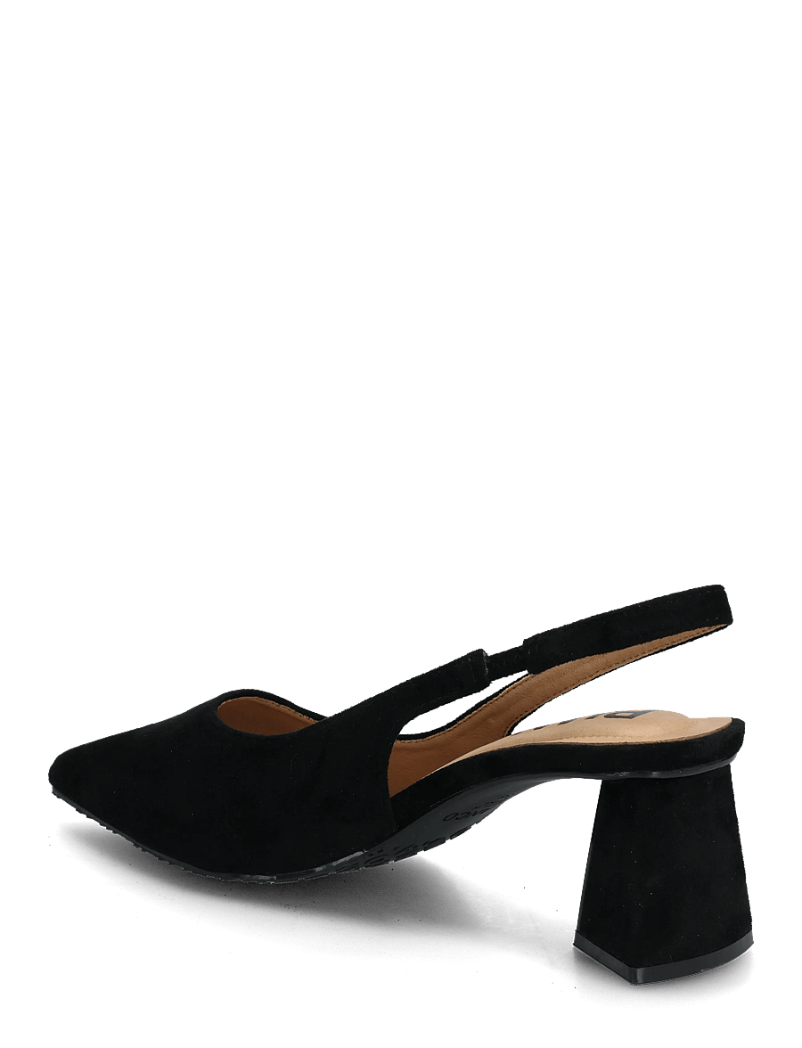 Bianco - BIAMARALYN Slingback Faux Suede - slingbacks mit absatz - black - 2