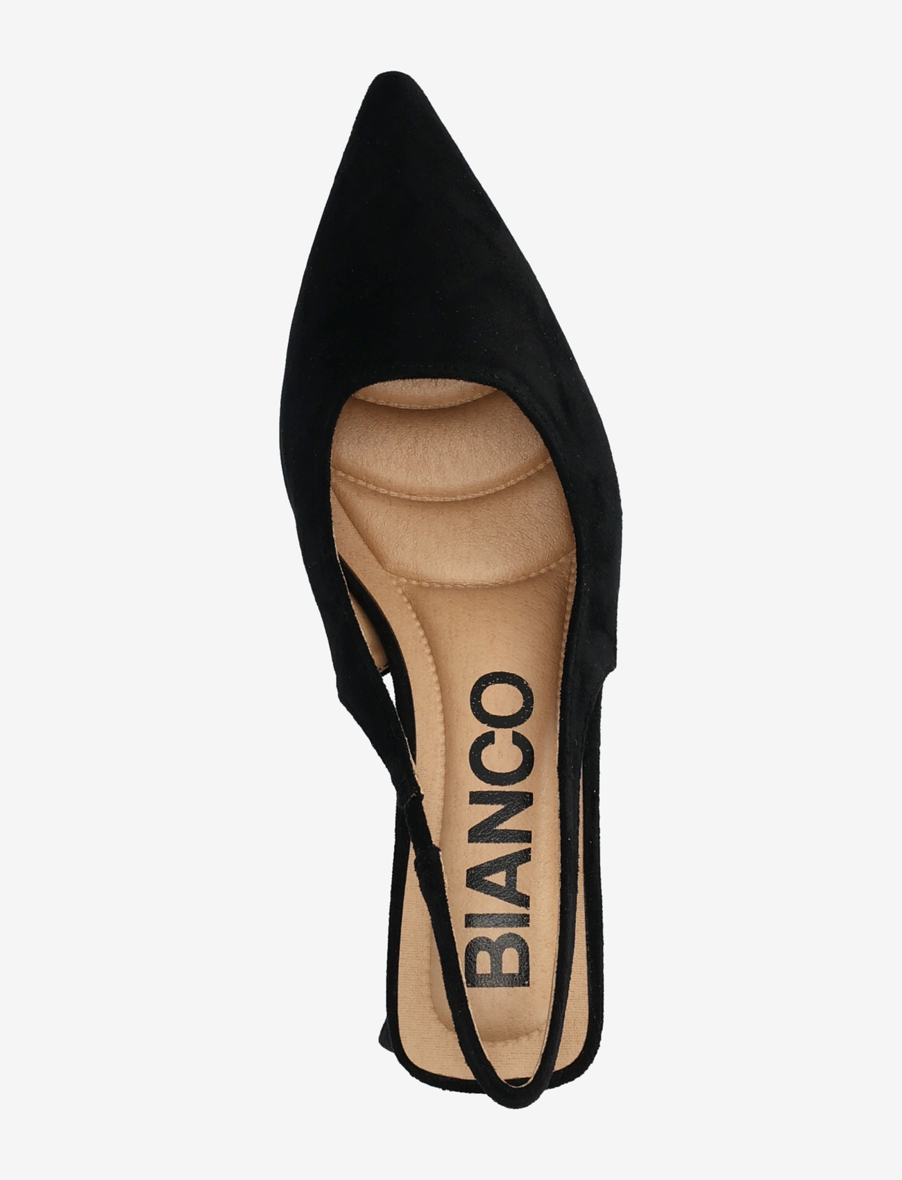 Bianco - BIAMARALYN Slingback Faux Suede - slingbacks med hæle - black - 3