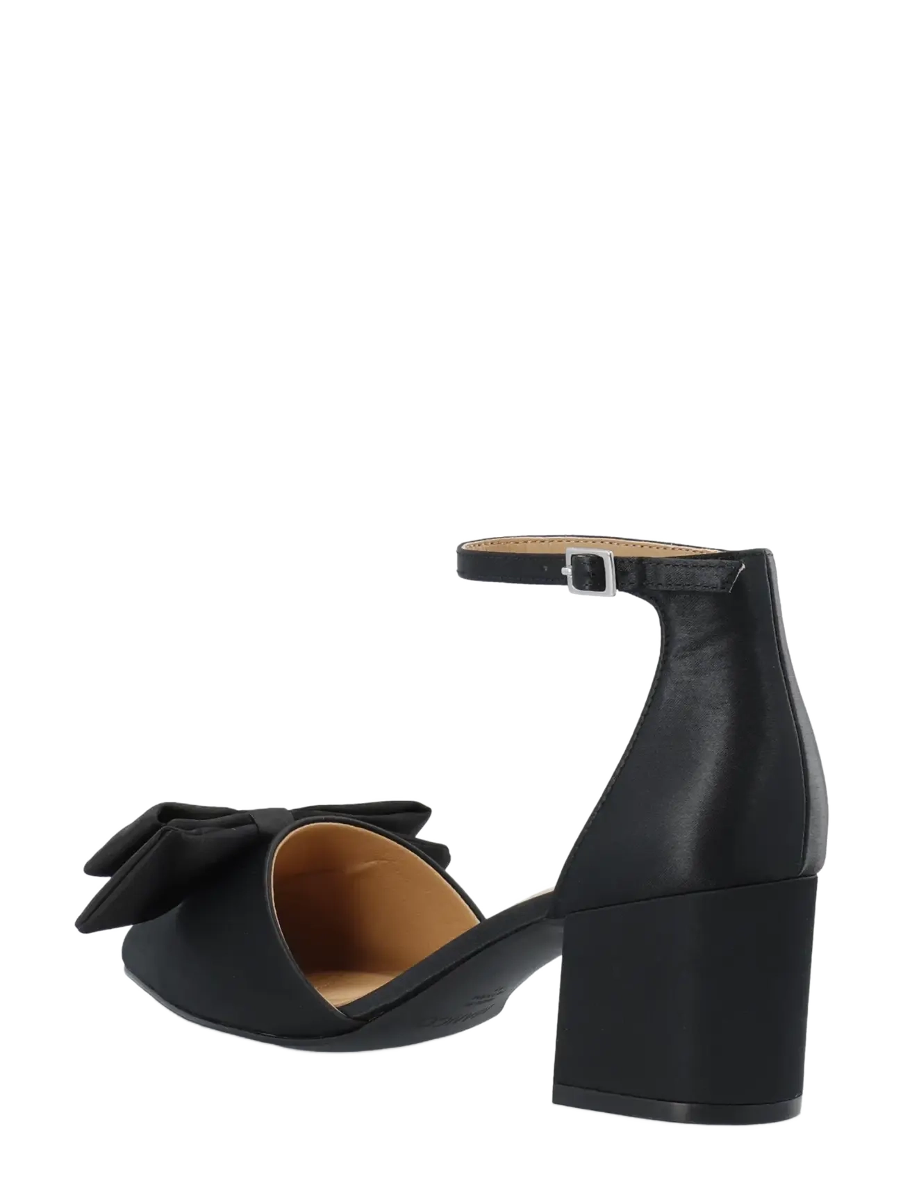 Bianco - BIADEVIVED Pump Bow Satin - black - 2