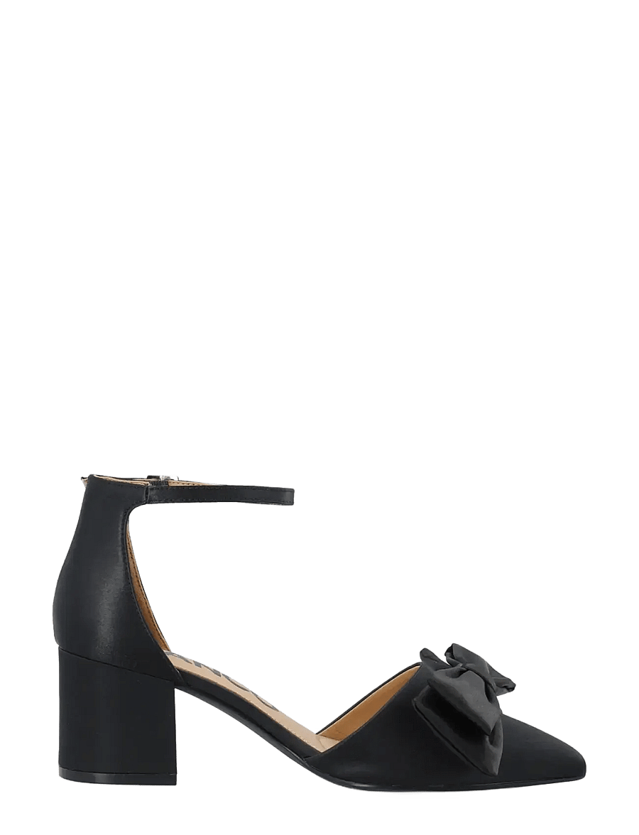 Bianco - BIADEVIVED Pump Bow Satin - pumps - black - 3