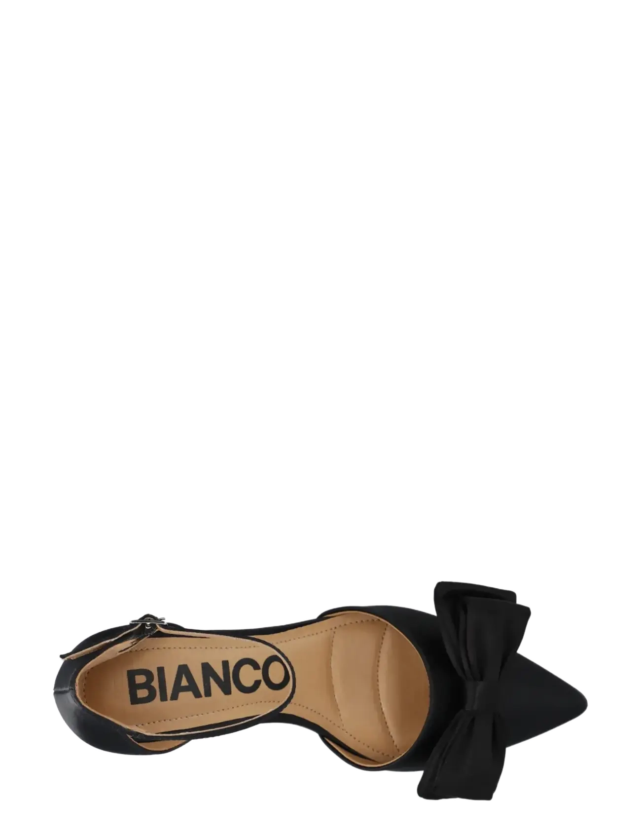 Bianco - BIADEVIVED Pump Bow Satin - black - 4