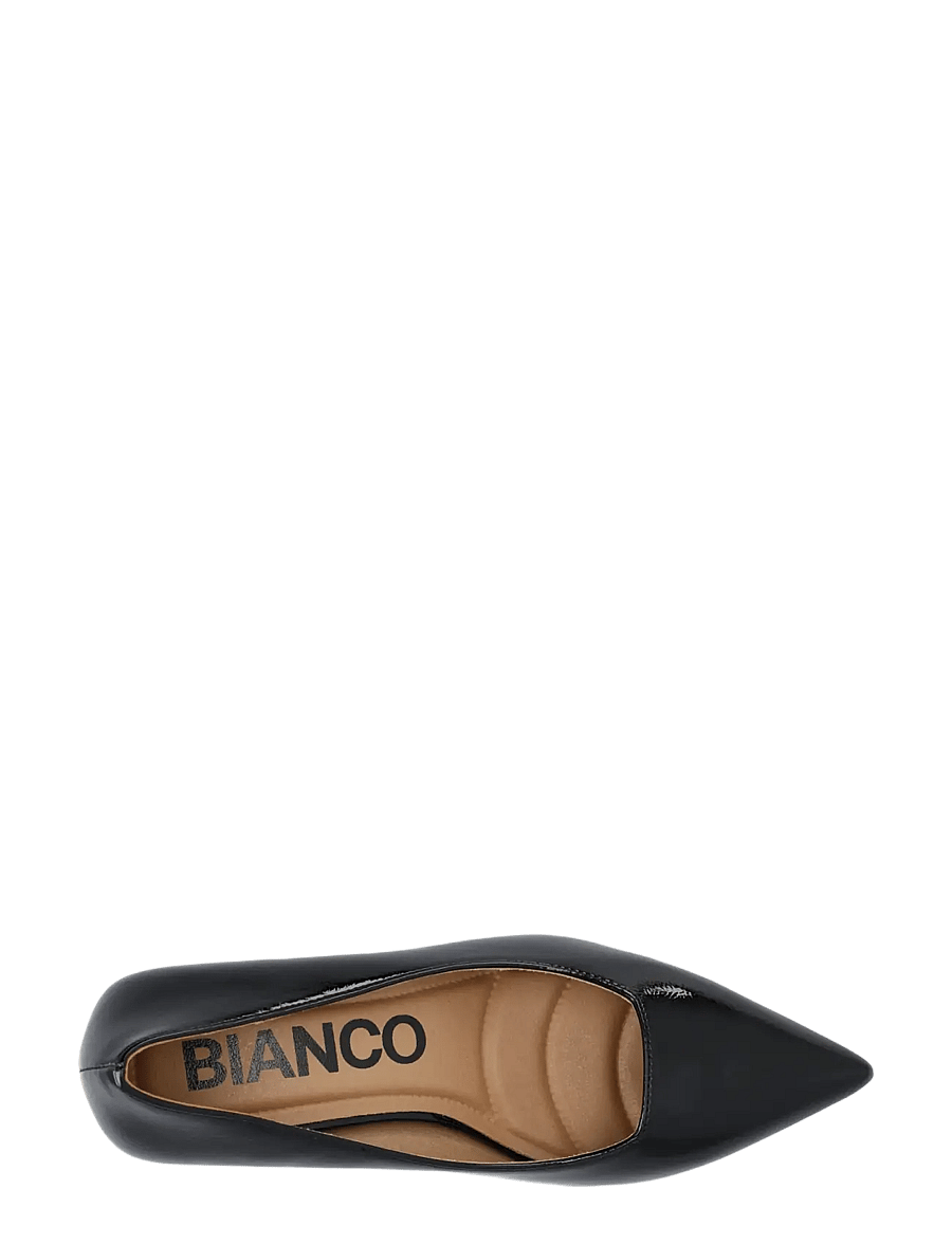 Bianco - BIAMARALYN Court Shoe Faux Leather - pumps - black patent - 4