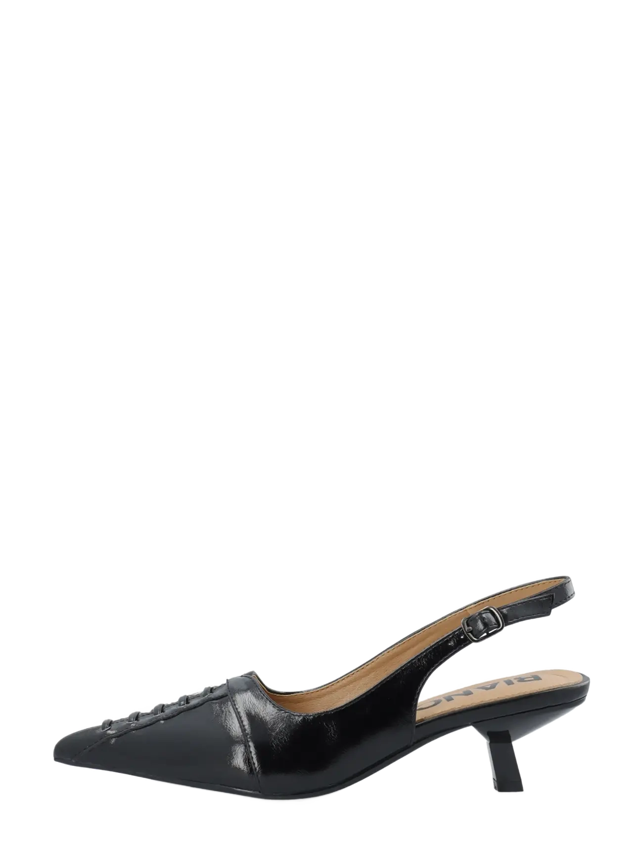 Bianco - BIAKRISTIN Lace Up Slingback Faux Leather - black pratia - 1
