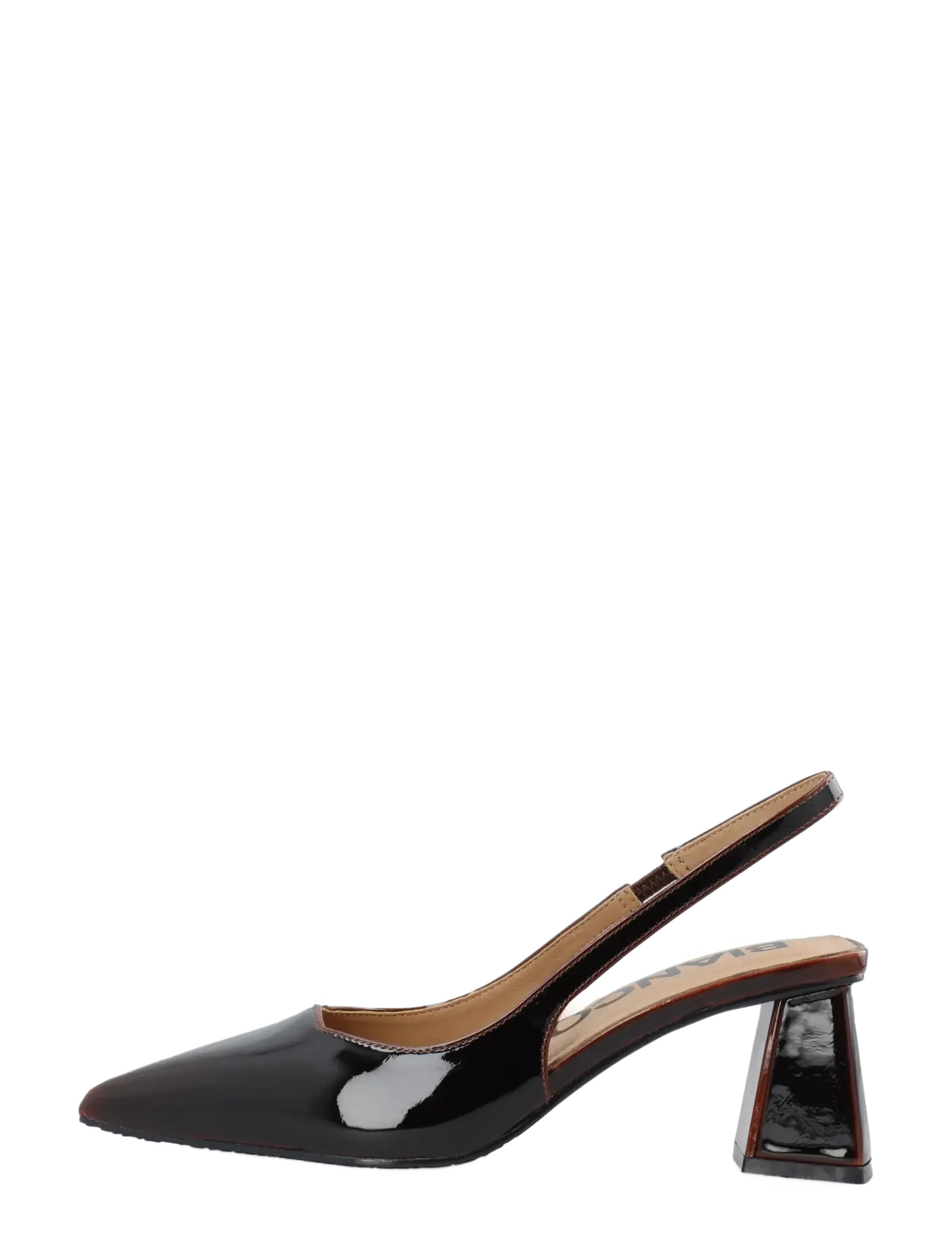 Bianco - BIAMARALYN Slingback Pull Up Patent - brown pull up patent - 1