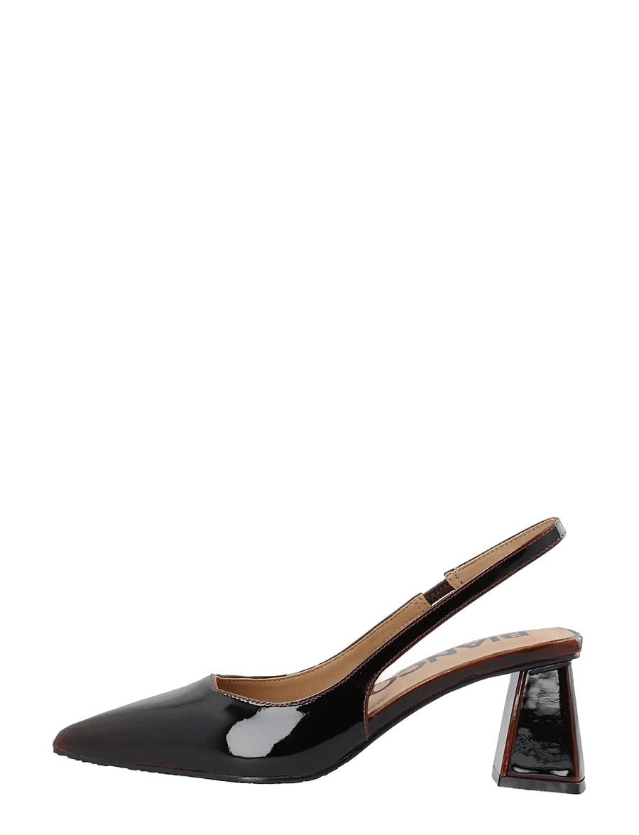 Bianco - BIAMARALYN Slingback Pull Up Patent - brown pull up patent - 1