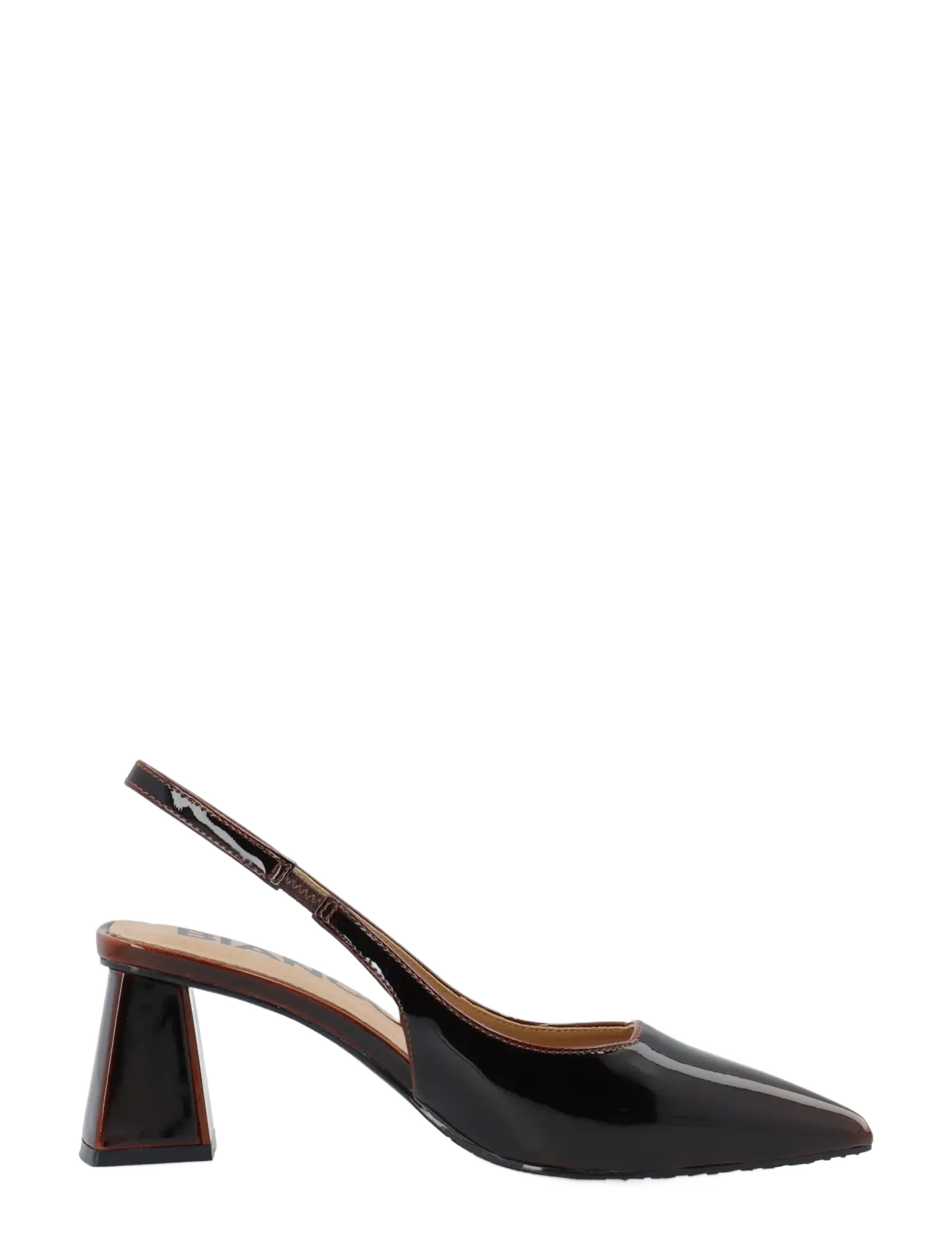 Bianco - BIAMARALYN Slingback Pull Up Patent - brown pull up patent - 3