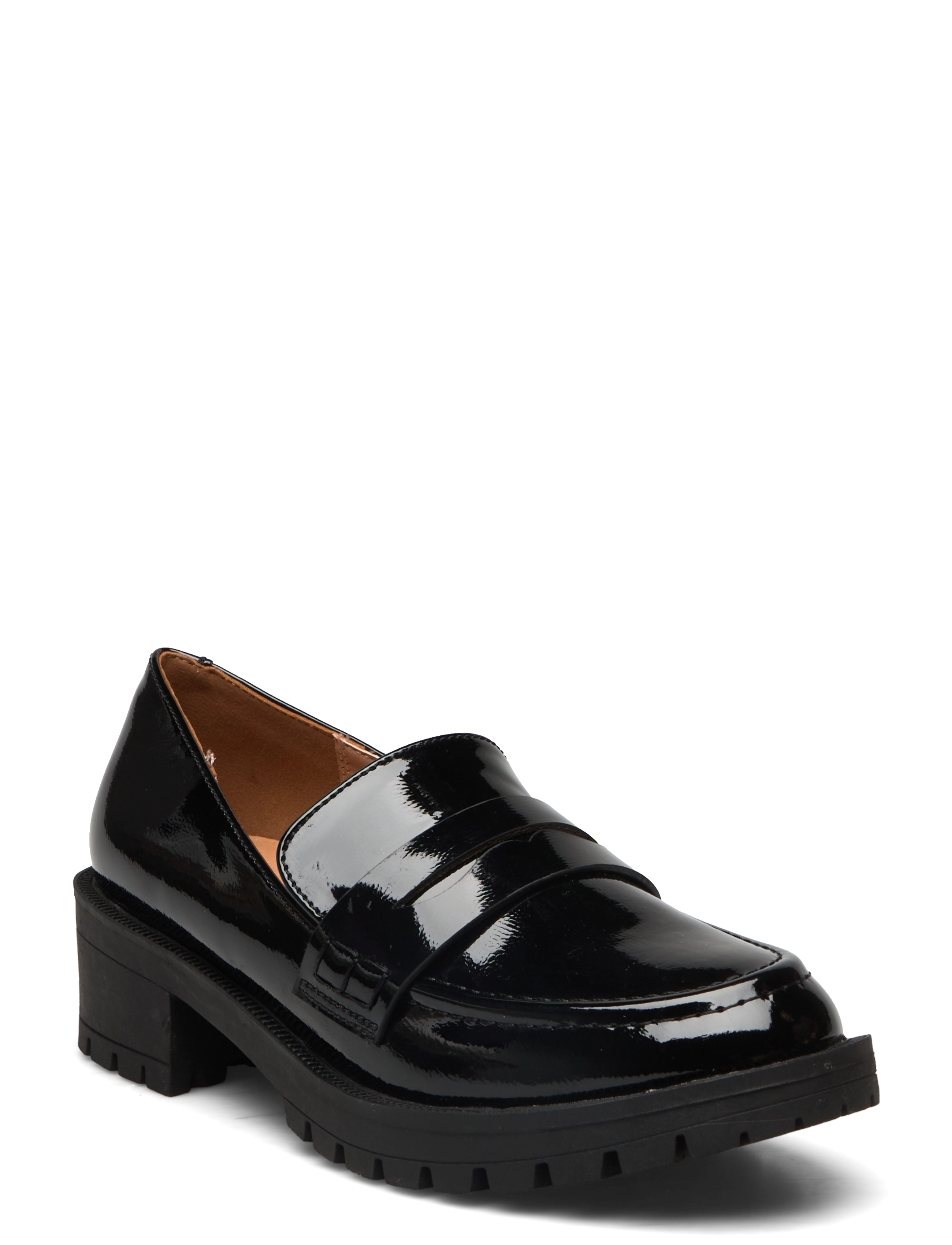 Bianco Biapearl Simple Penny Loafer Patent Aquarius, 41, Black, Flade Sko > Loafers, Dame