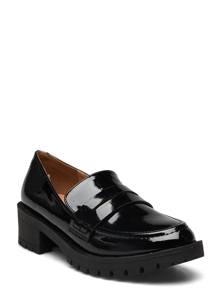 Bianco - BIAPEARL Simple Penny Loafer Patent Aquarius - modetrender - black - 0