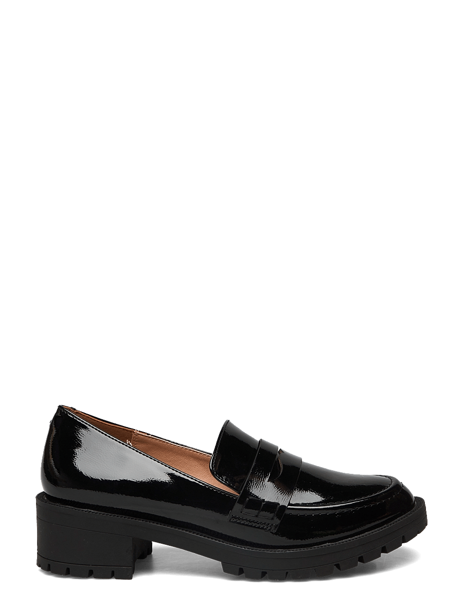 Bianco - BIAPEARL Simple Penny Loafer Patent Aquarius - modetrender - black - 1