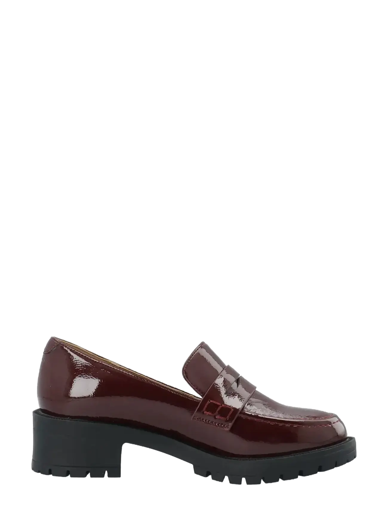 Bianco BIAPEARL Simple Penny Loafer Patent Aquarius - Jalanõud - BURGUNDY / burgundy