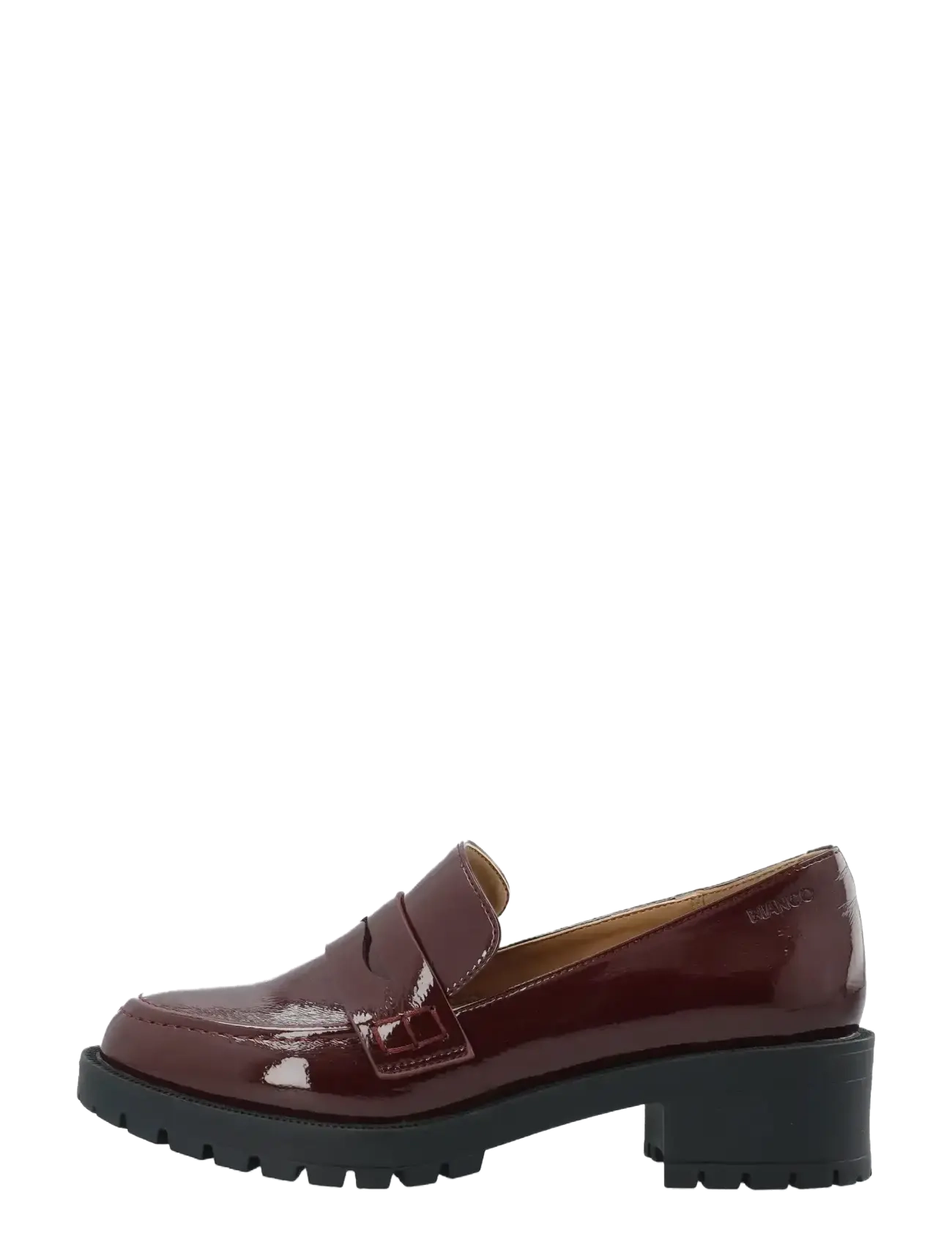 Bianco - BIAPEARL Simple Penny Loafer Patent Aquarius - mode trends - burgundy - 1