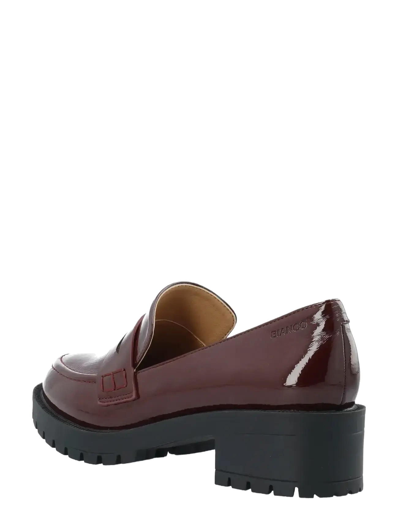 Bianco - BIAPEARL Simple Penny Loafer Patent Aquarius - mode trends - burgundy - 3