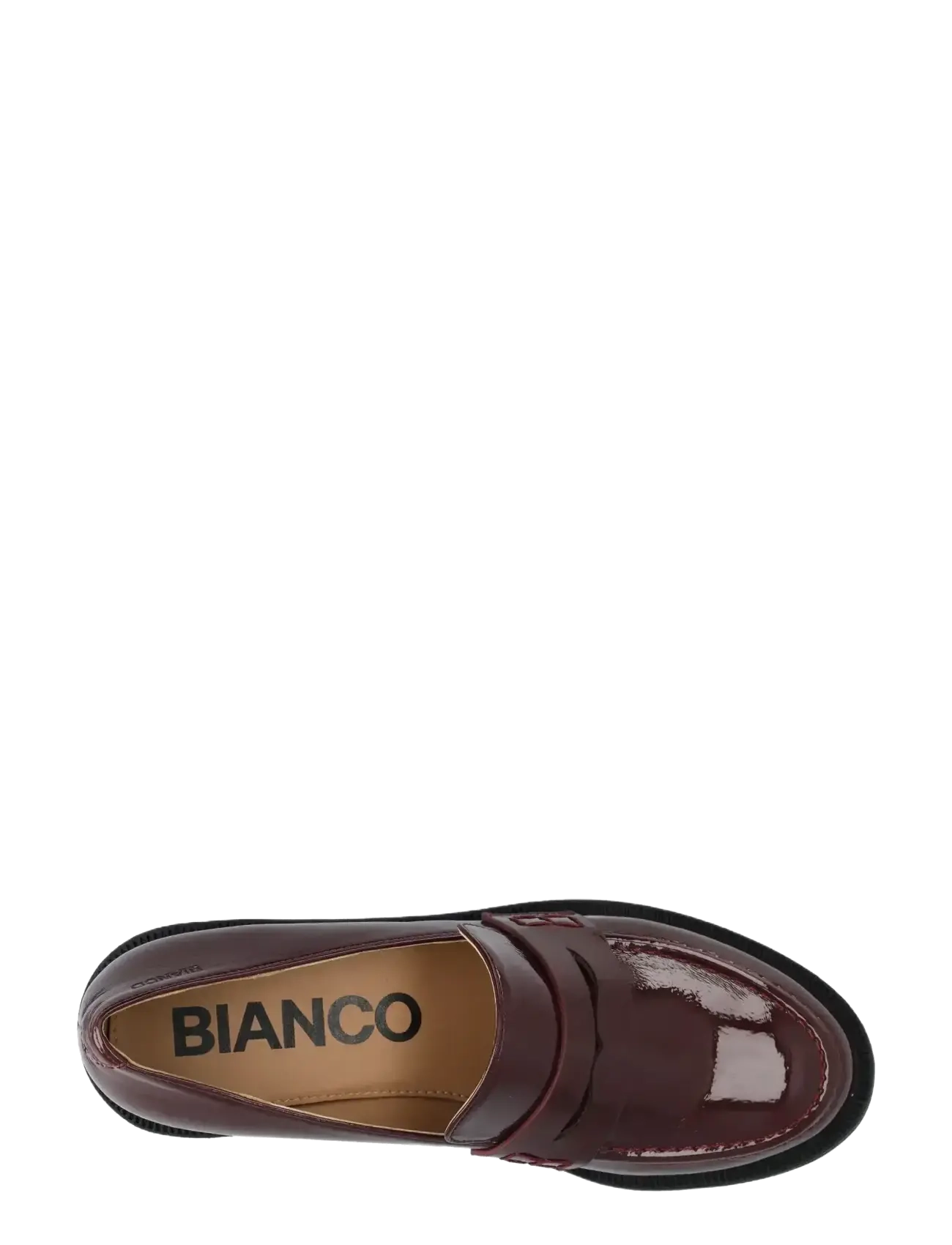 Bianco - BIAPEARL Simple Penny Loafer Patent Aquarius - mode trends - burgundy - 5