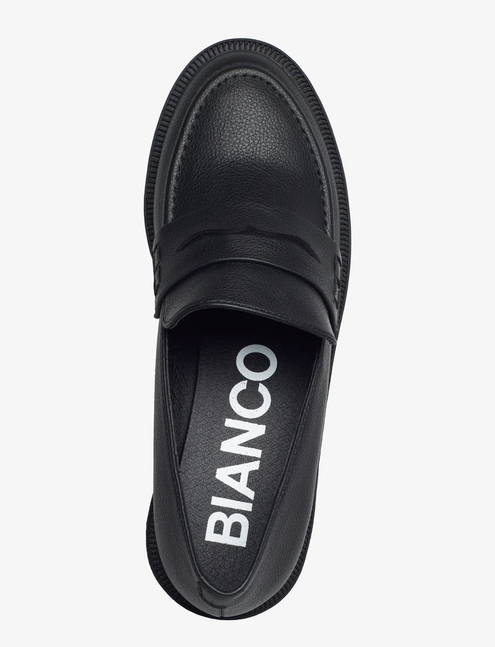 Bianco - BIAPEARL Simple Penny Loafer Carnation - speciella tillfällen - black - 3