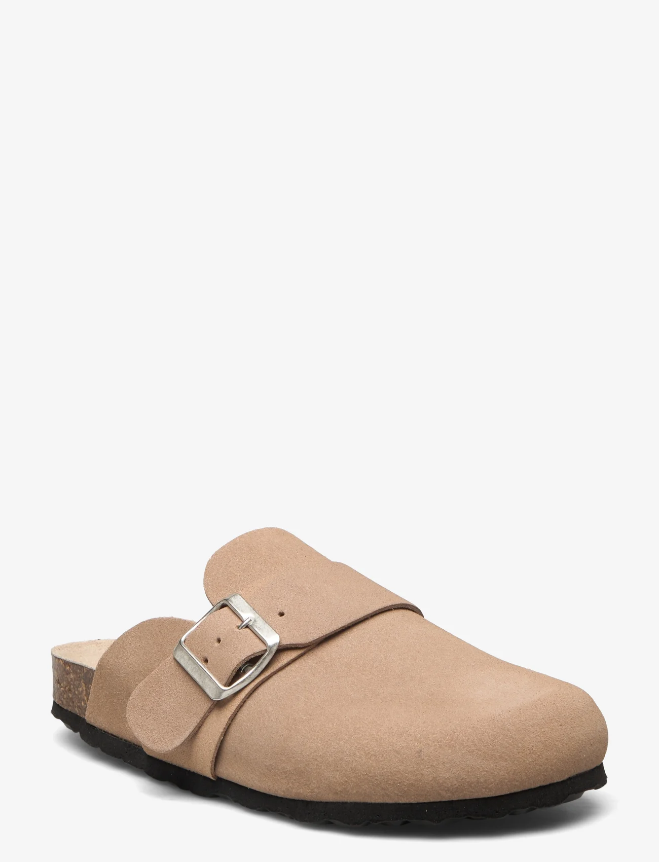 Bianco - BIAOLIVIA Mule Suede - flat mules - nougat - 0