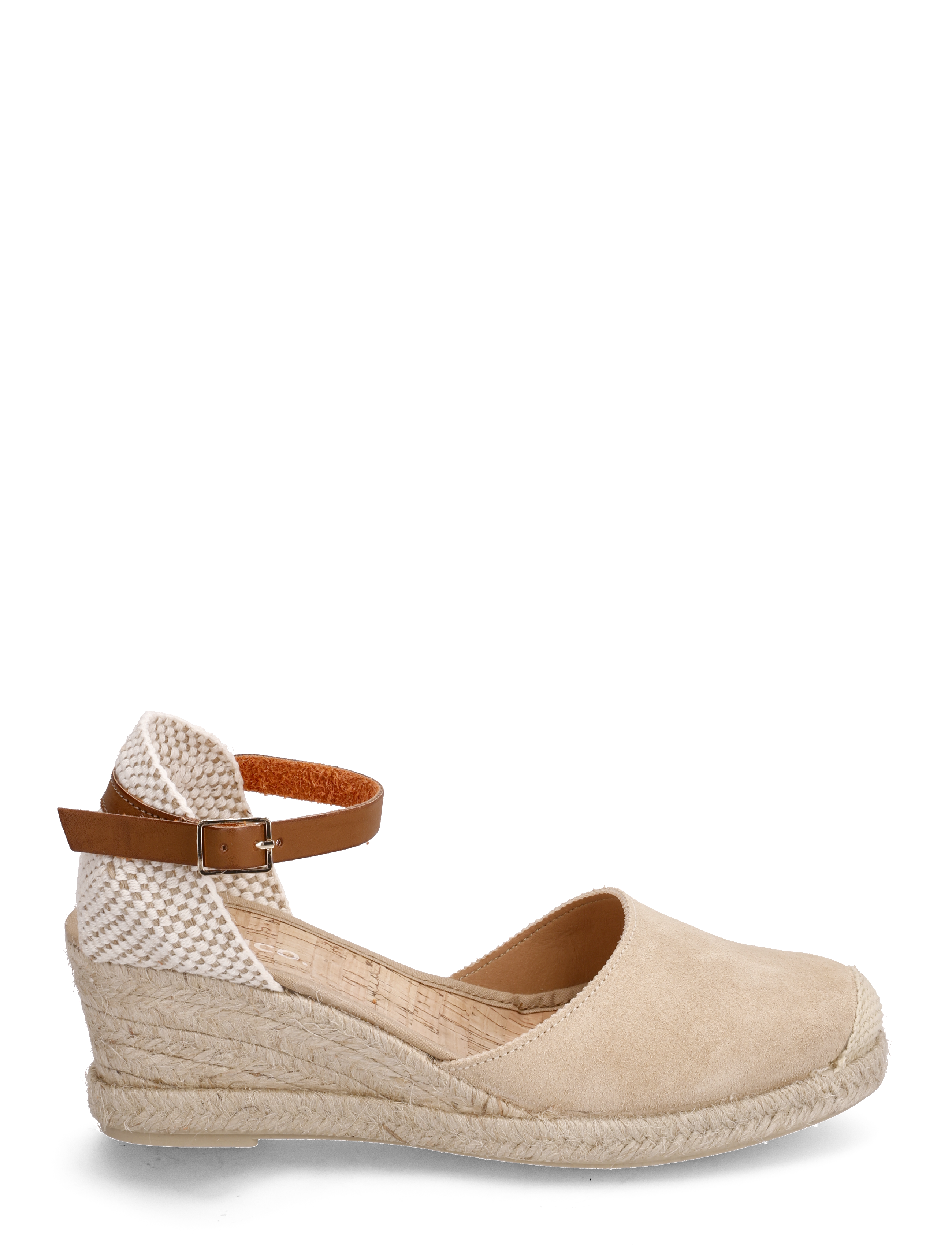 Bianco - BIAANNA Mix Espadrille Heel Suede - sand - 1
