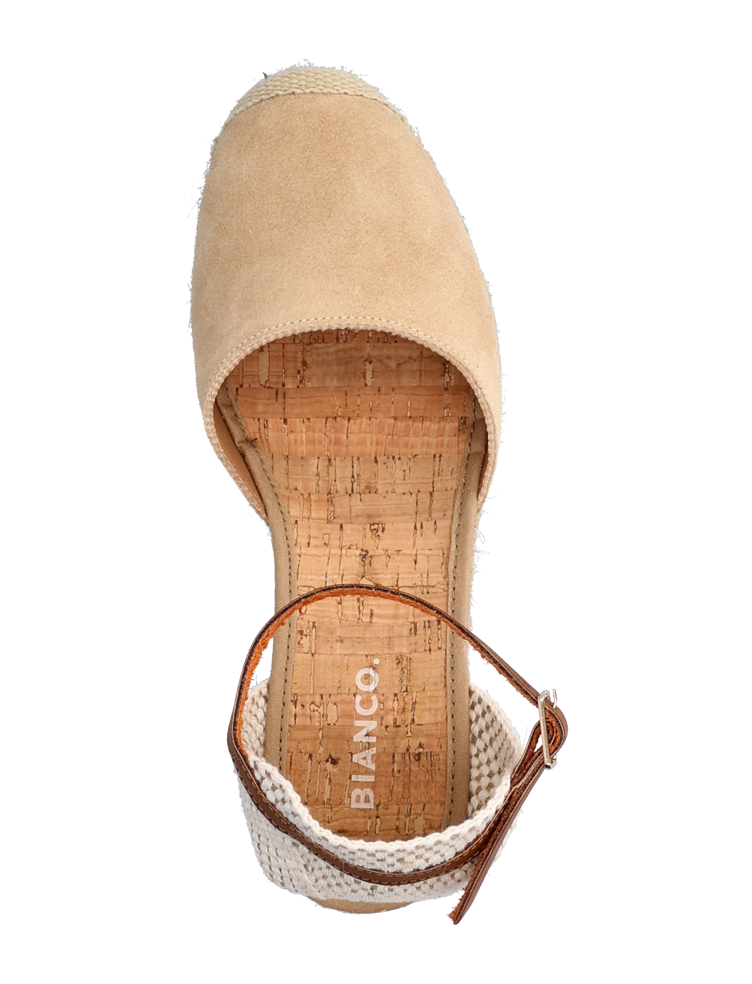 Bianco - BIAANNA Mix Espadrille Heel Suede - sand - 3