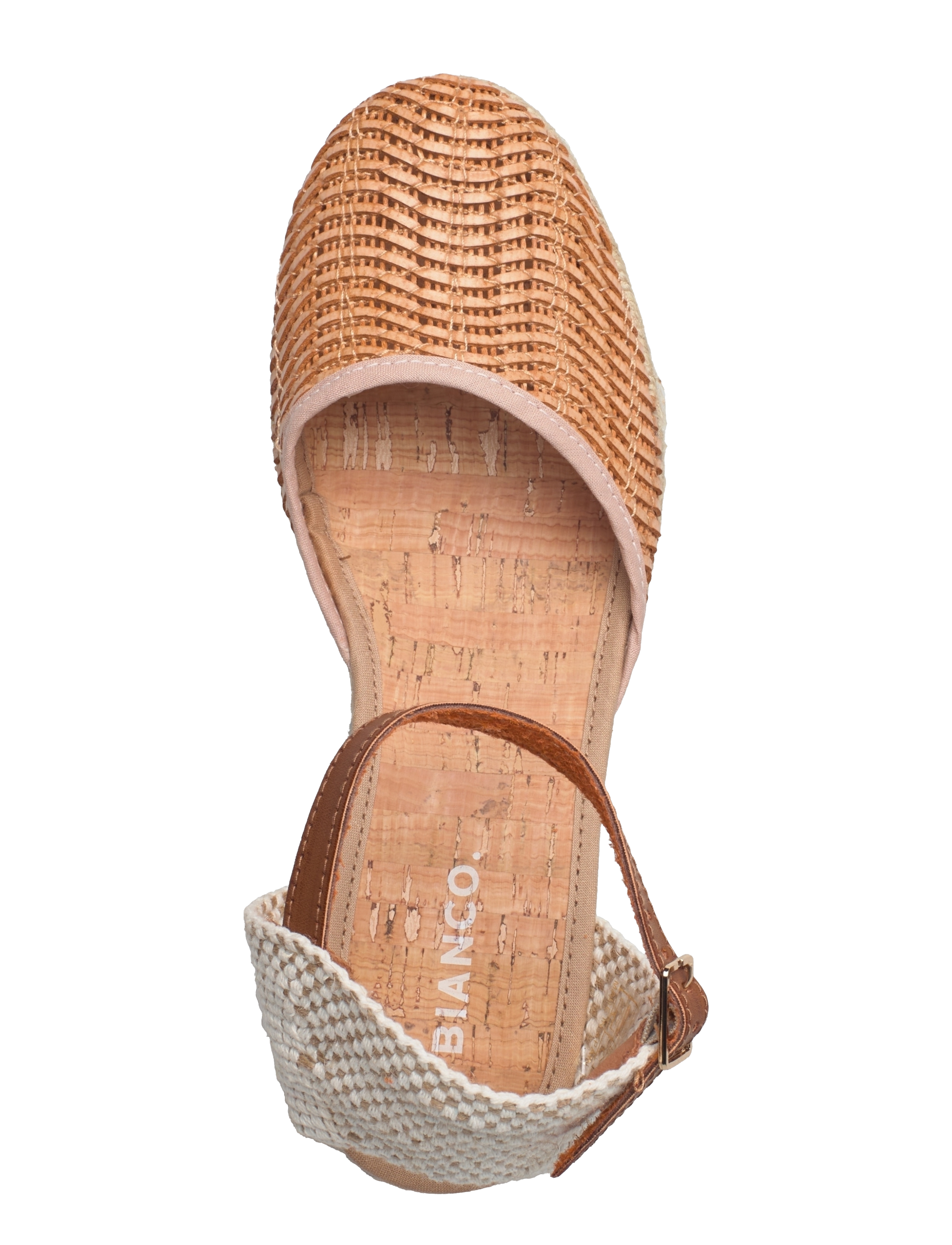 Bianco - BIAANNA Mix Espadrille Heel Rafia - natural - 3