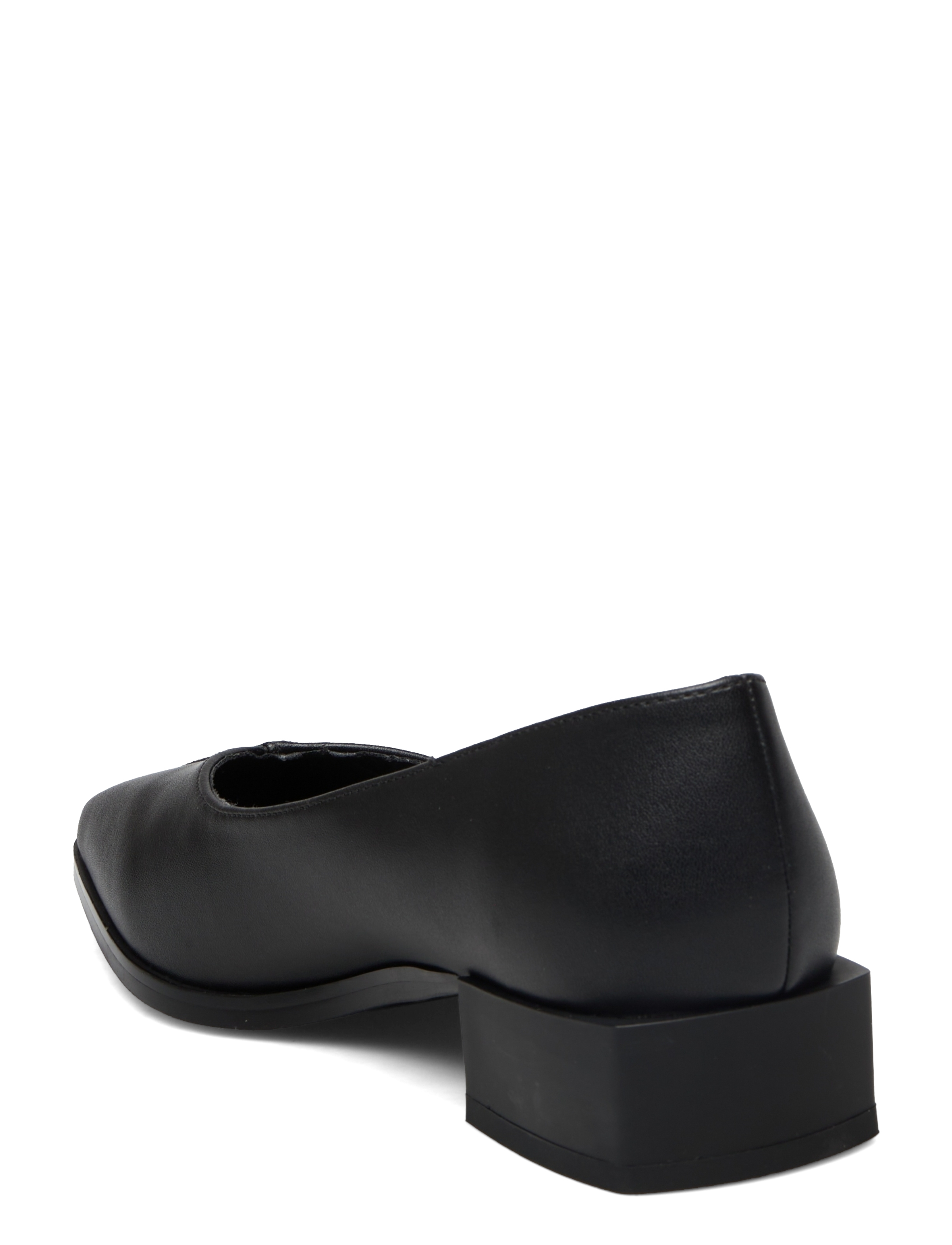 Bianco - BIADIANA Square Ballerina Geranium PU - black - 2