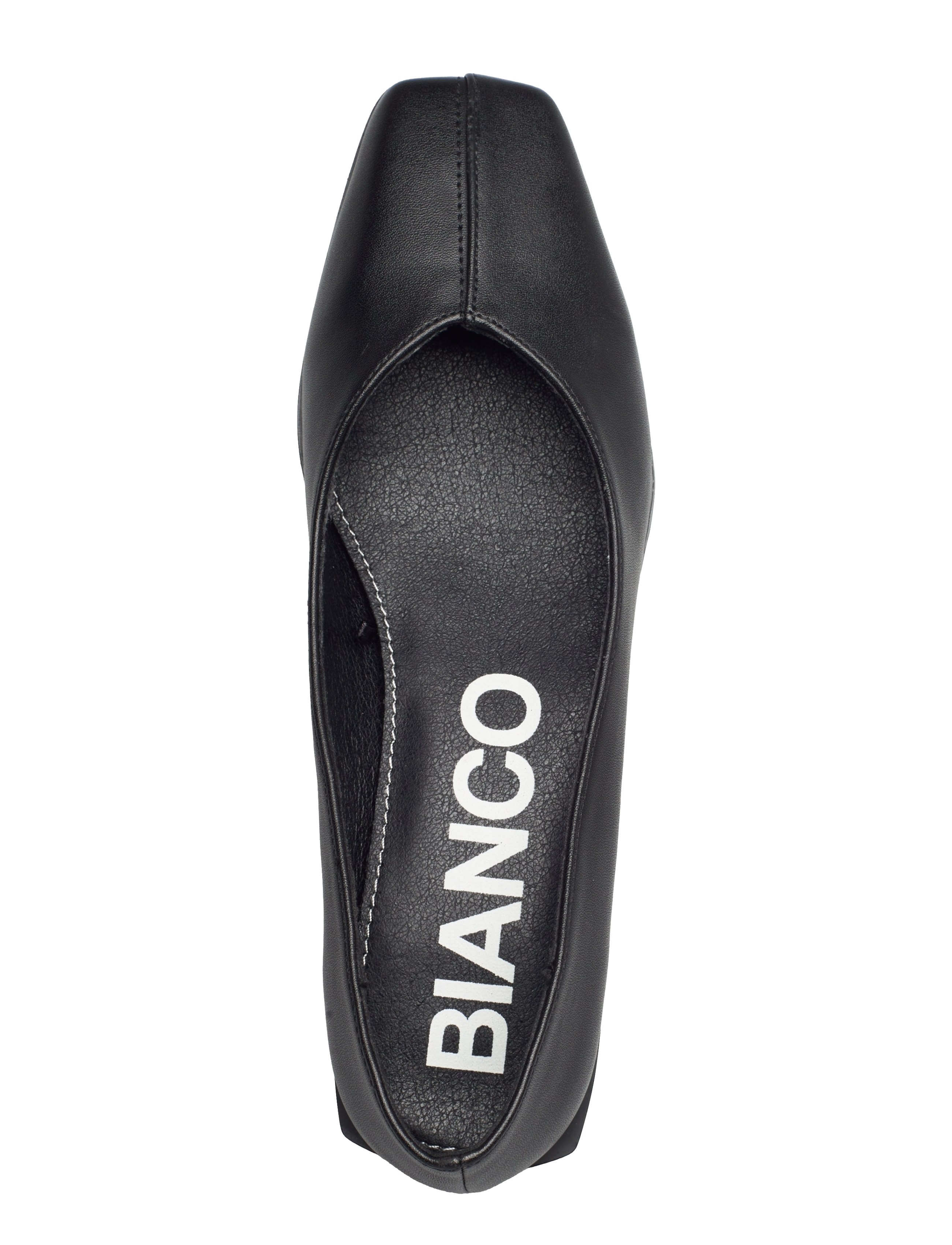 Bianco - BIADIANA Square Ballerina Geranium PU - black - 3