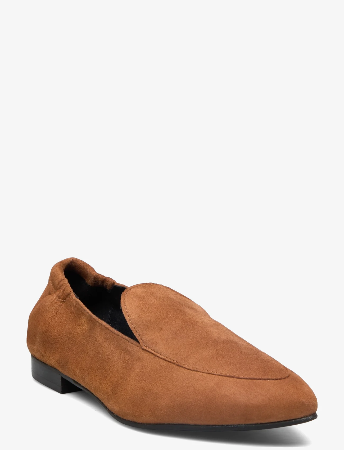 Bianco - BIATRACEY Loafer Suede - birthday gifts - cognac - 0