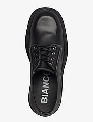 Bianco - BIAKWAMIE Laced up Shoe Crust - lygiapadžiai bateliai - black - 3