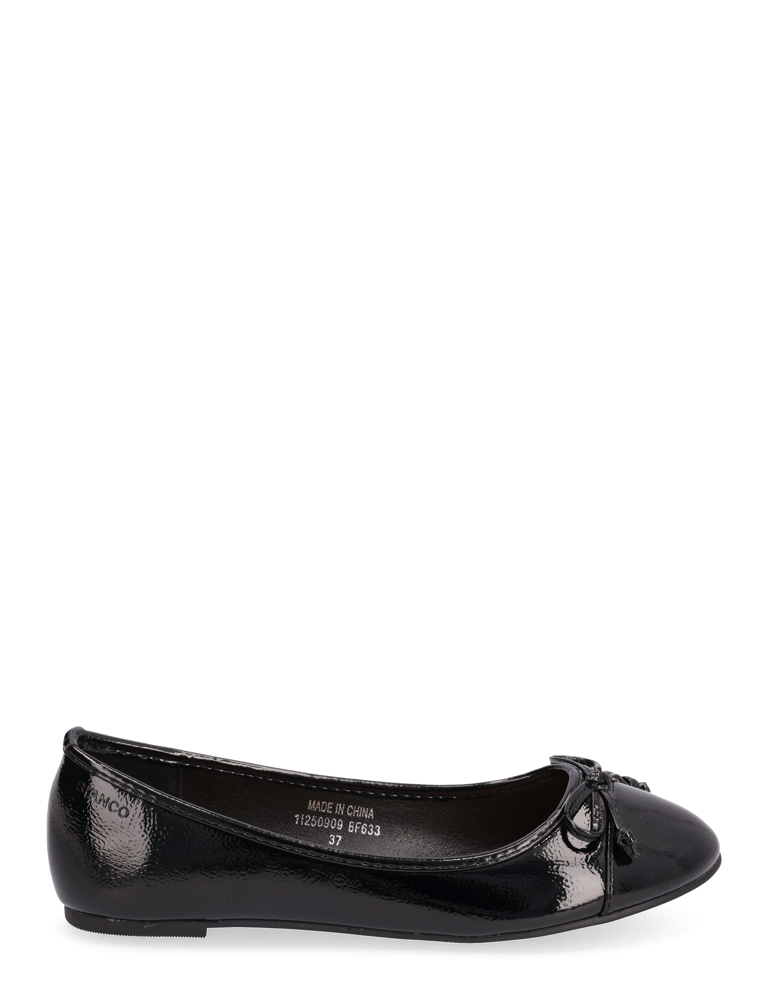 Bianco - BIACELINE Ballerina Toecap Patent - speciella tillfällen - black - 2