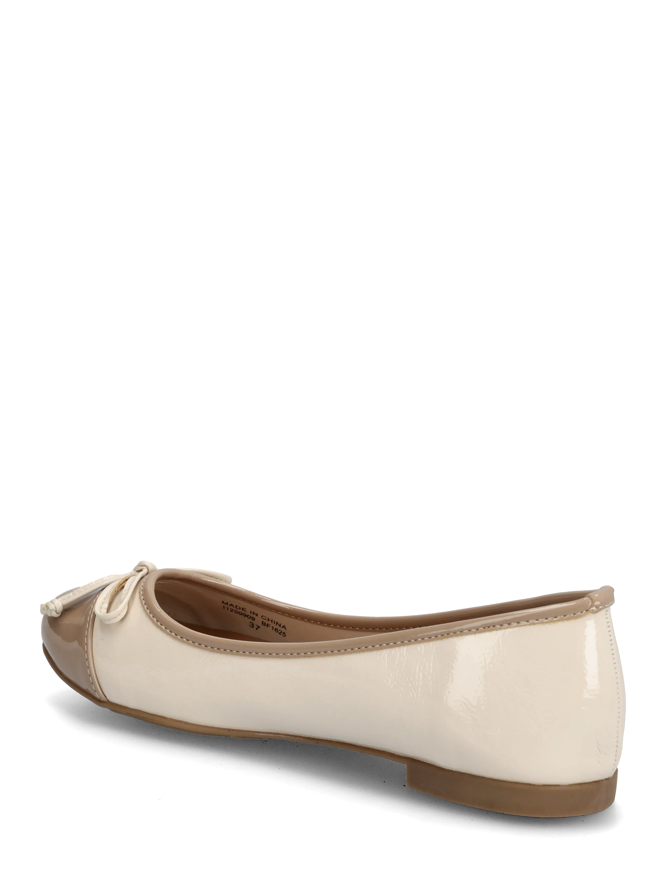 Bianco - BIACELINE Ballerina Toecap Patent - særlige begivenheder - off white nougat - 2