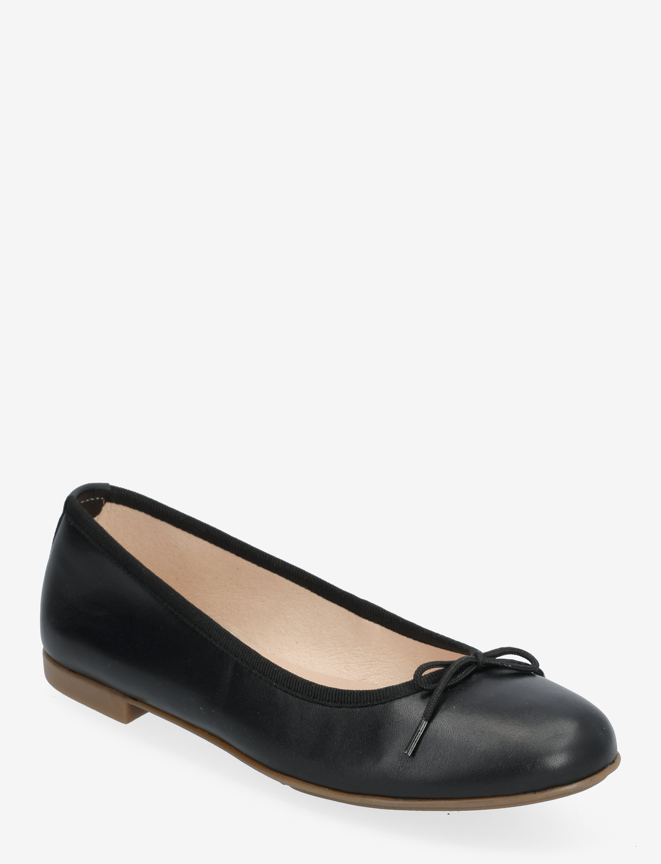 Bianco - BIAMADISON Ballerina Smooth Leather - særlige begivenheder - black - 0