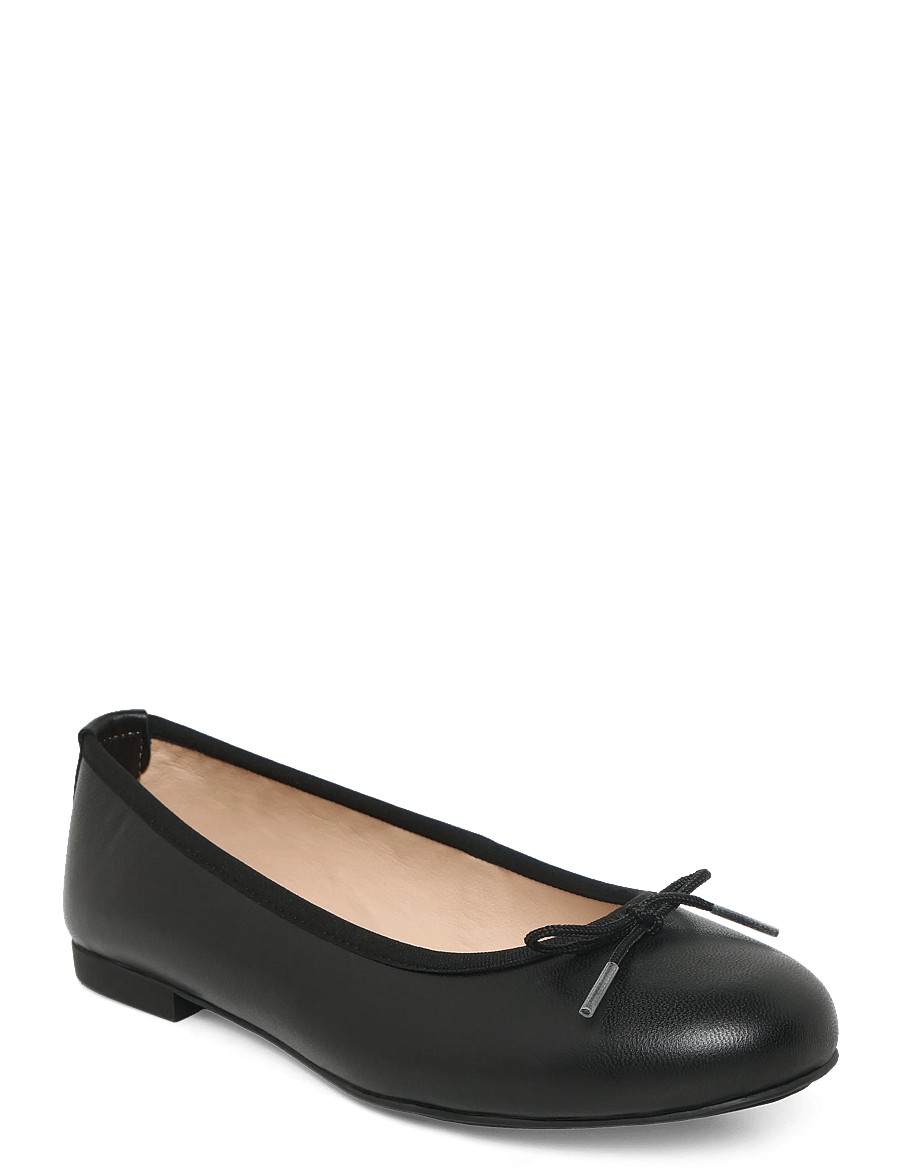 Bianco - BIAMADISON Ballerina Smooth Leather - special occasions - black - 0