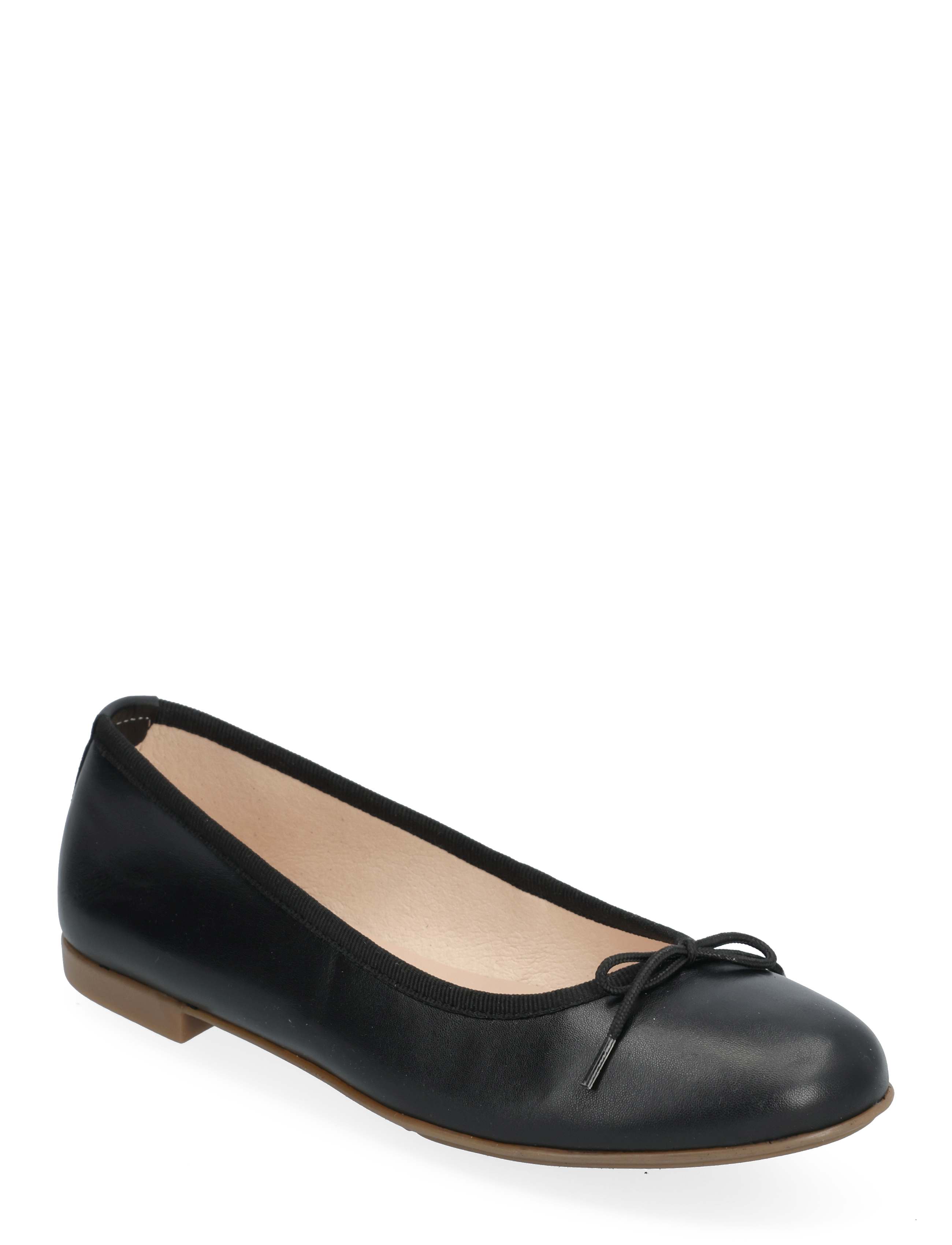 Bianco BIAMADISON Ballerina Smooth Leather - Festtøj - BLACK / black