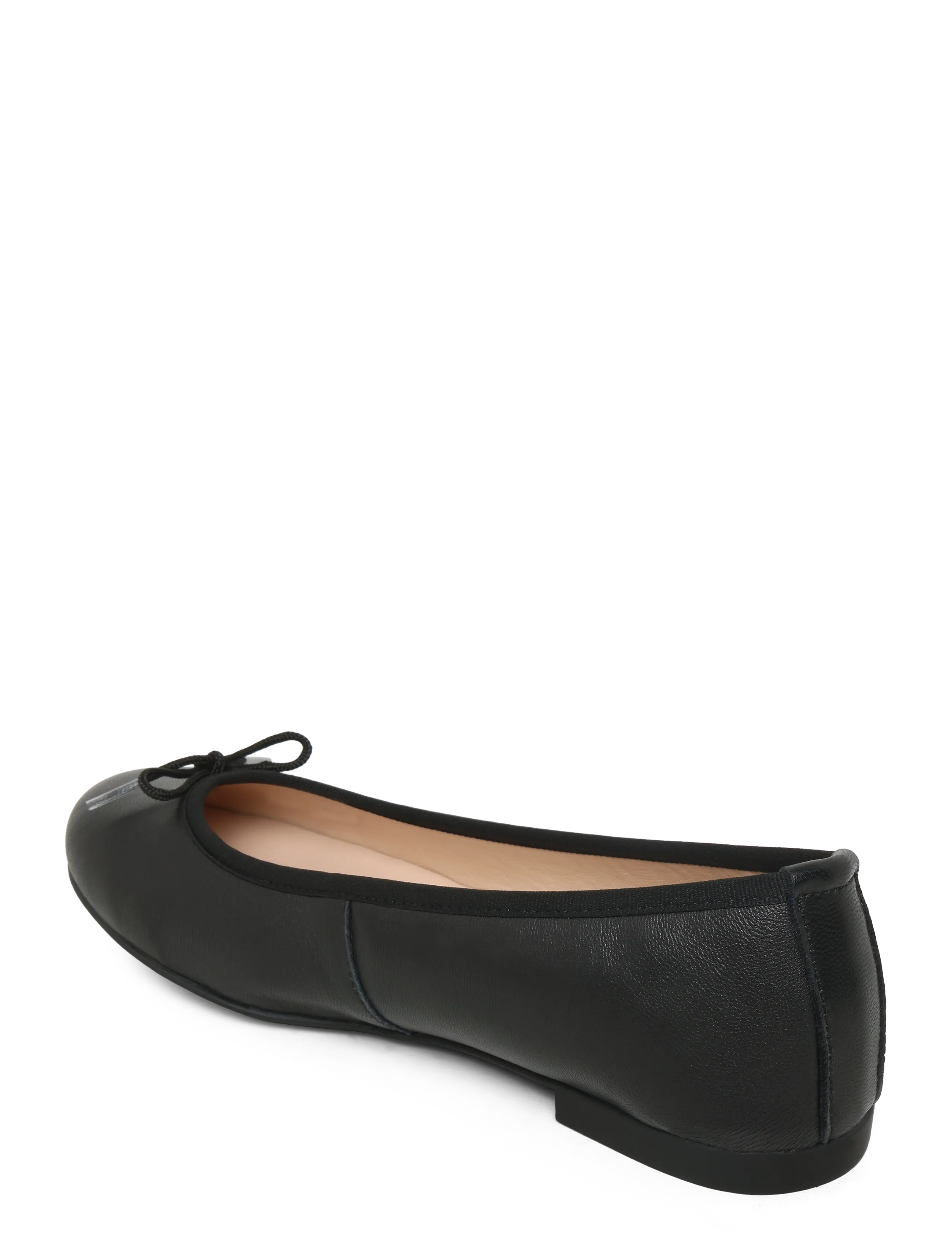 Bianco - BIAMADISON Ballerina Smooth Leather - special occasions - black - 1