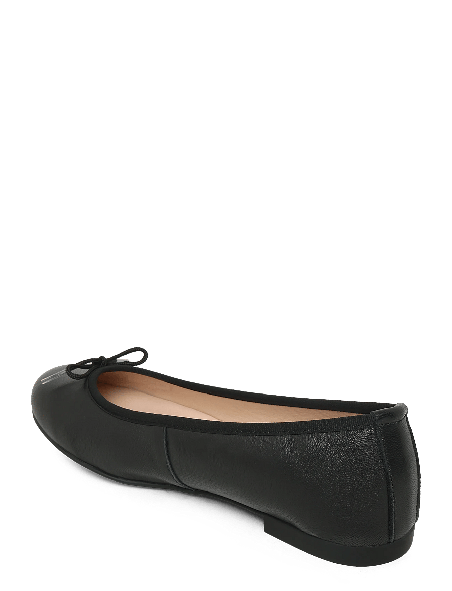 Bianco - BIAMADISON Ballerina Smooth Leather - special occasions - black - 1