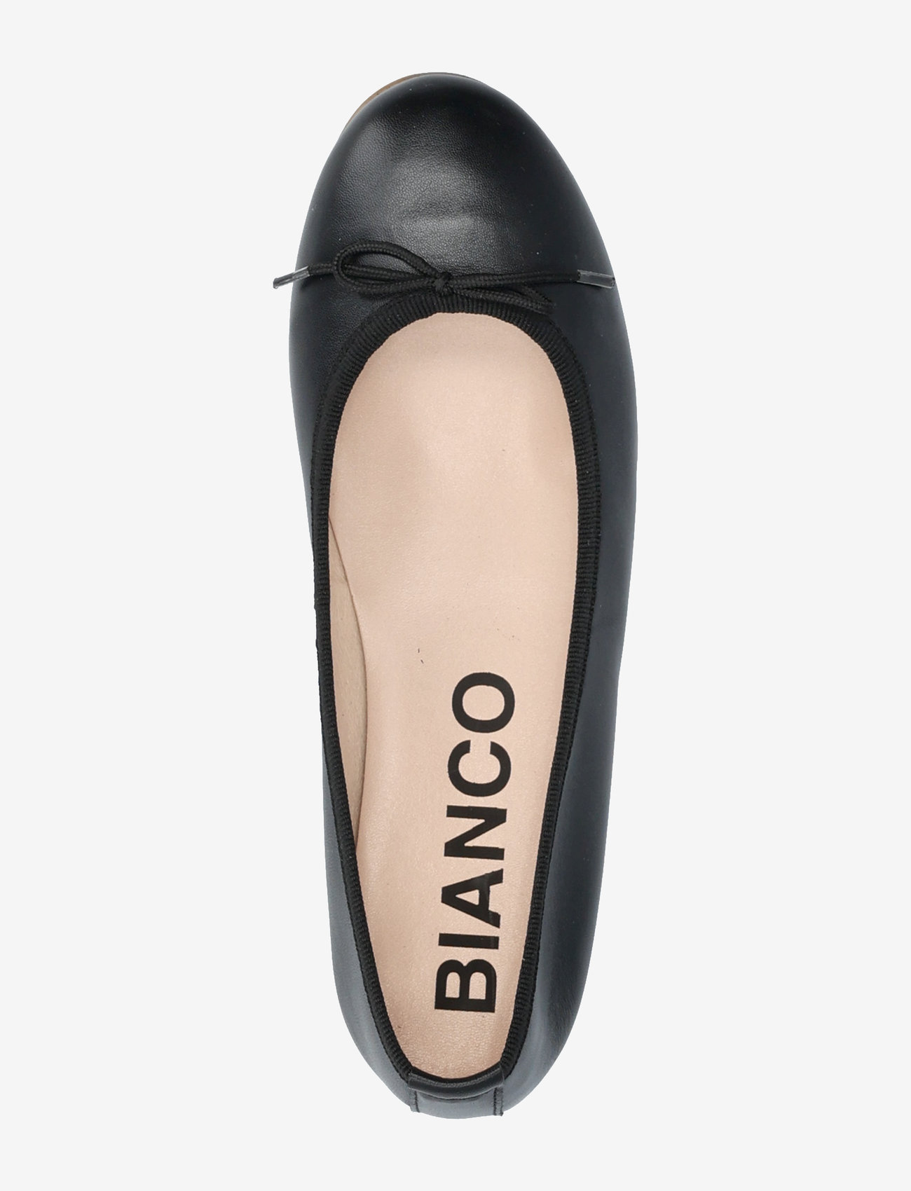 Bianco - BIAMADISON Ballerina Smooth Leather - særlige begivenheder - black - 3