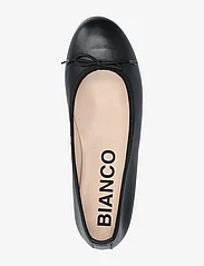 Bianco - BIAMADISON Ballerina Smooth Leather - peoriided outlet-hindadega - black - 3