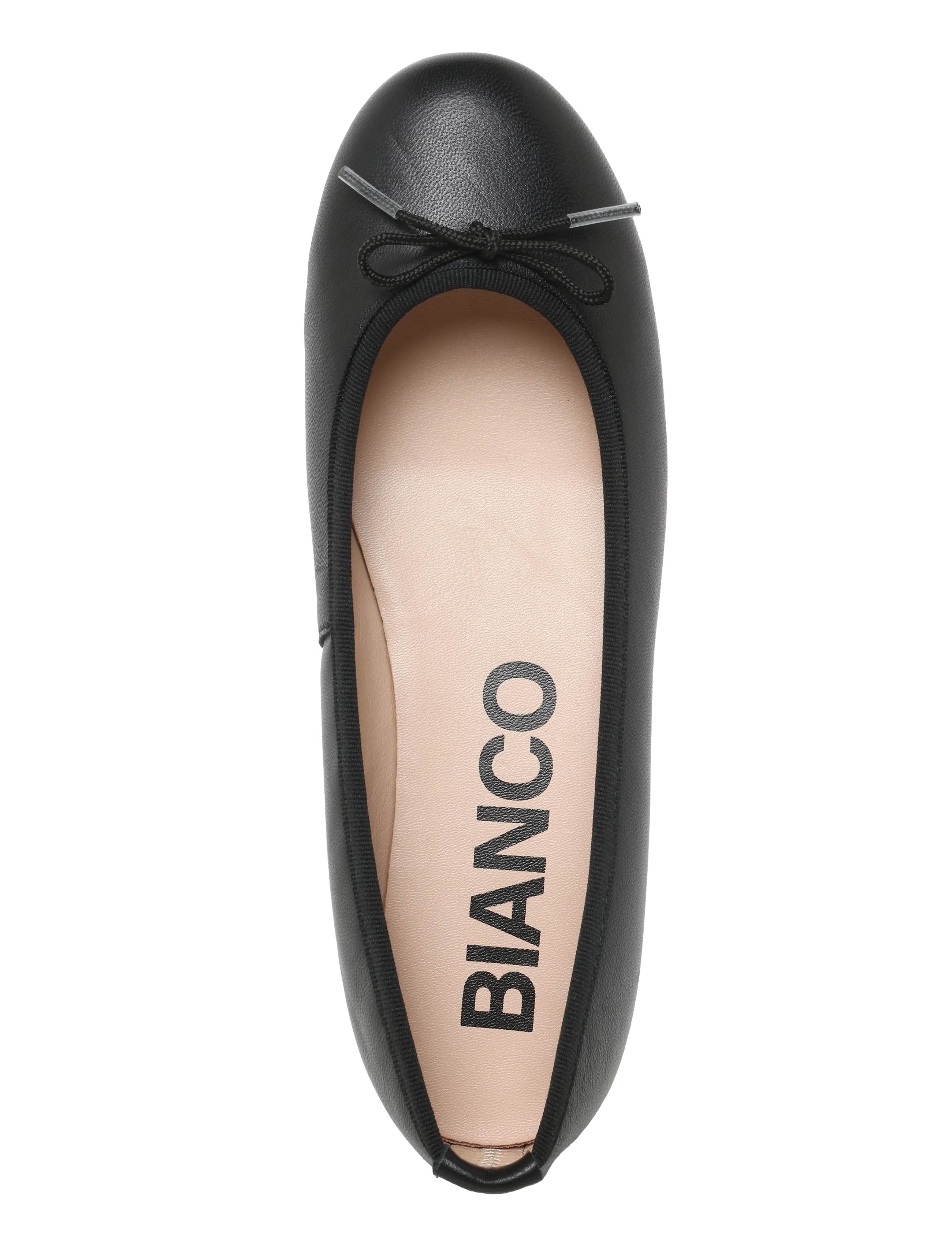 Bianco - BIAMADISON Ballerina Smooth Leather - special occasions - black - 3