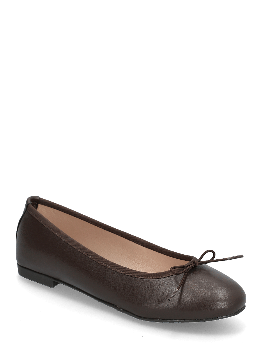 Bianco - BIAMADISON Ballerina Smooth Leather - special occasions - brown - 0