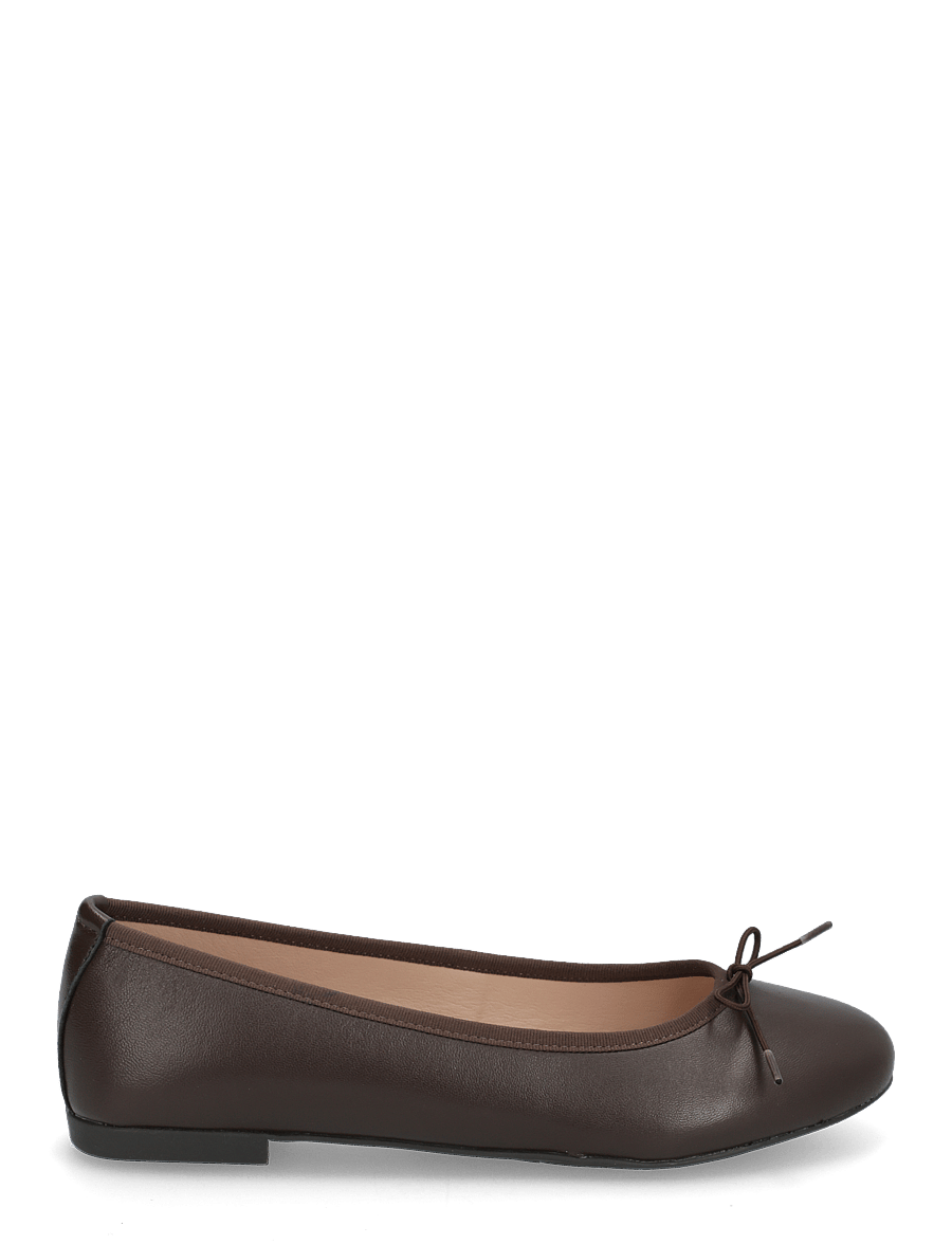 Bianco - BIAMADISON Ballerina Smooth Leather - special occasions - brown - 1