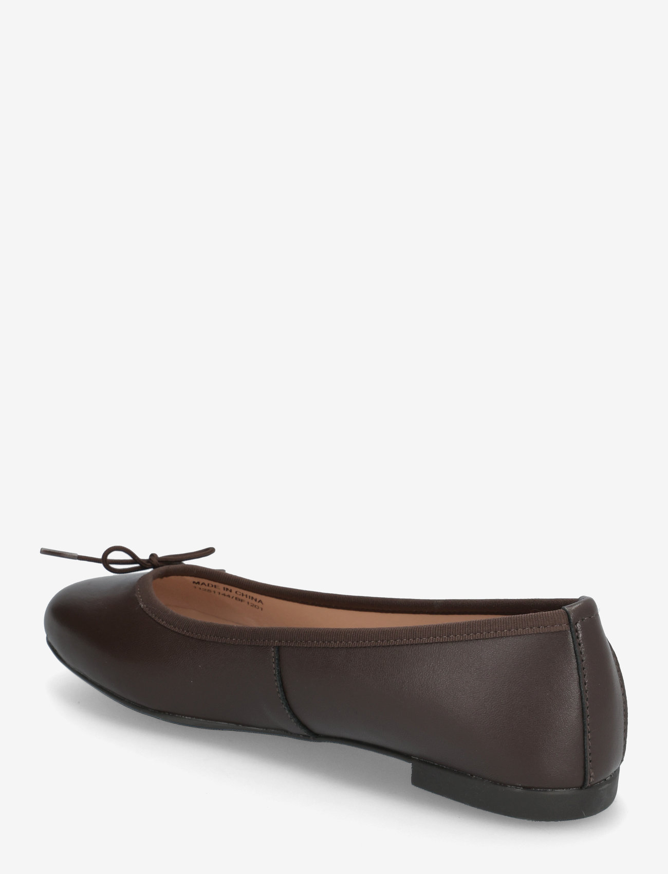 Bianco - BIAMADISON Ballerina Smooth Leather - særlige begivenheder - brown - 2